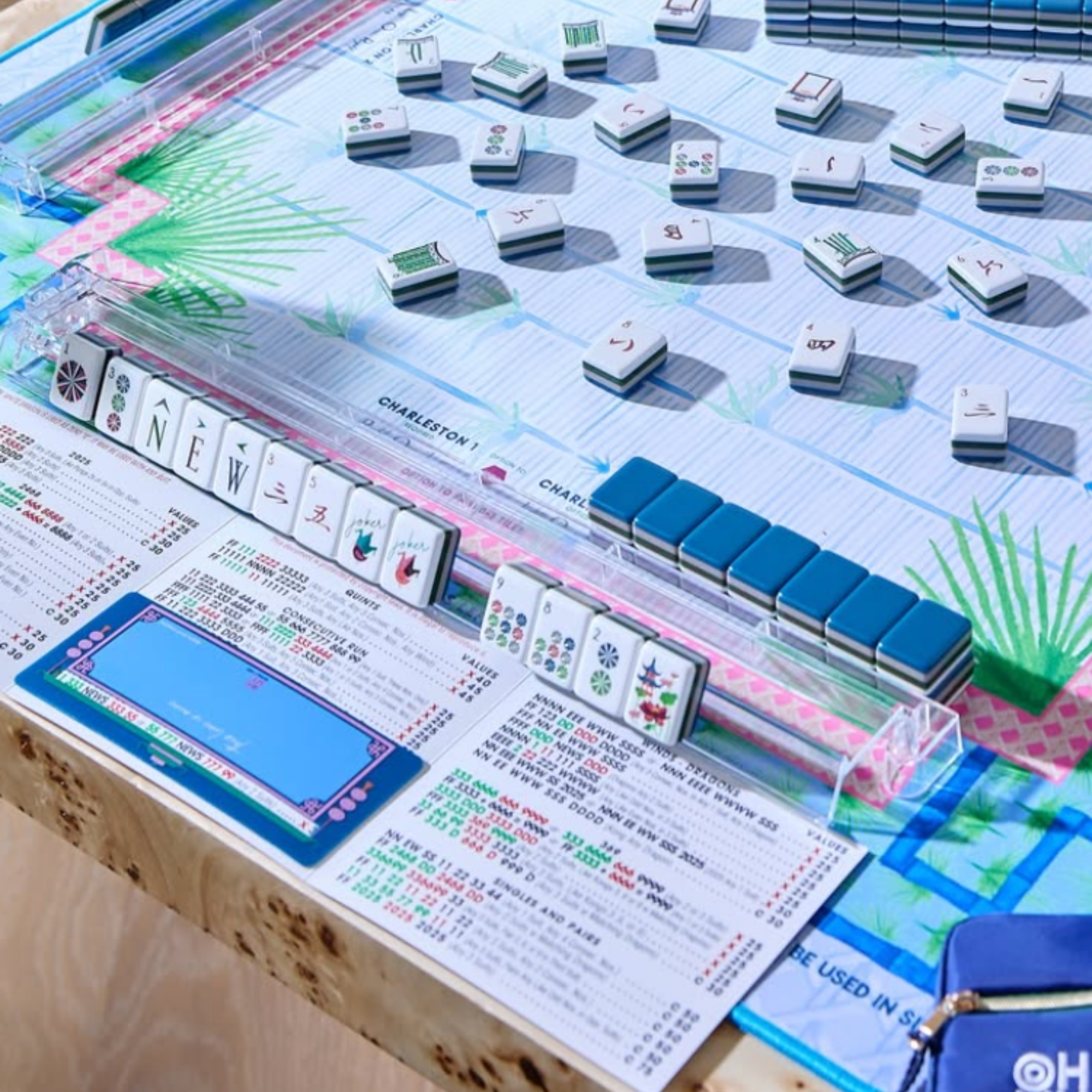 Mahjong Rack and Pusher Set