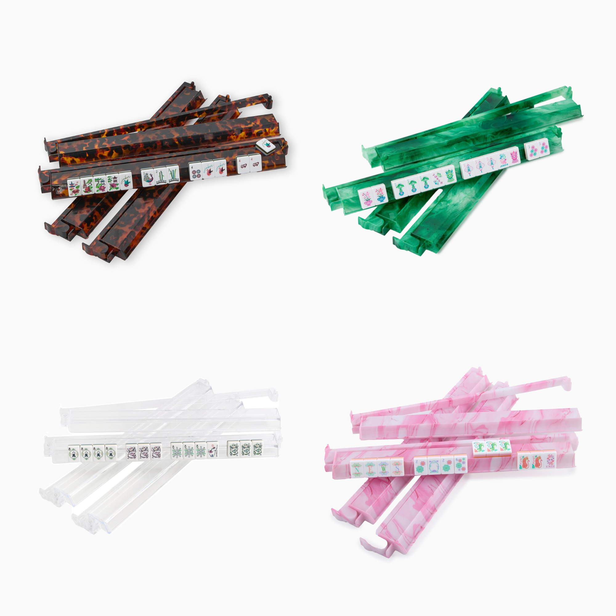 Mahjong Rack and Pusher Set