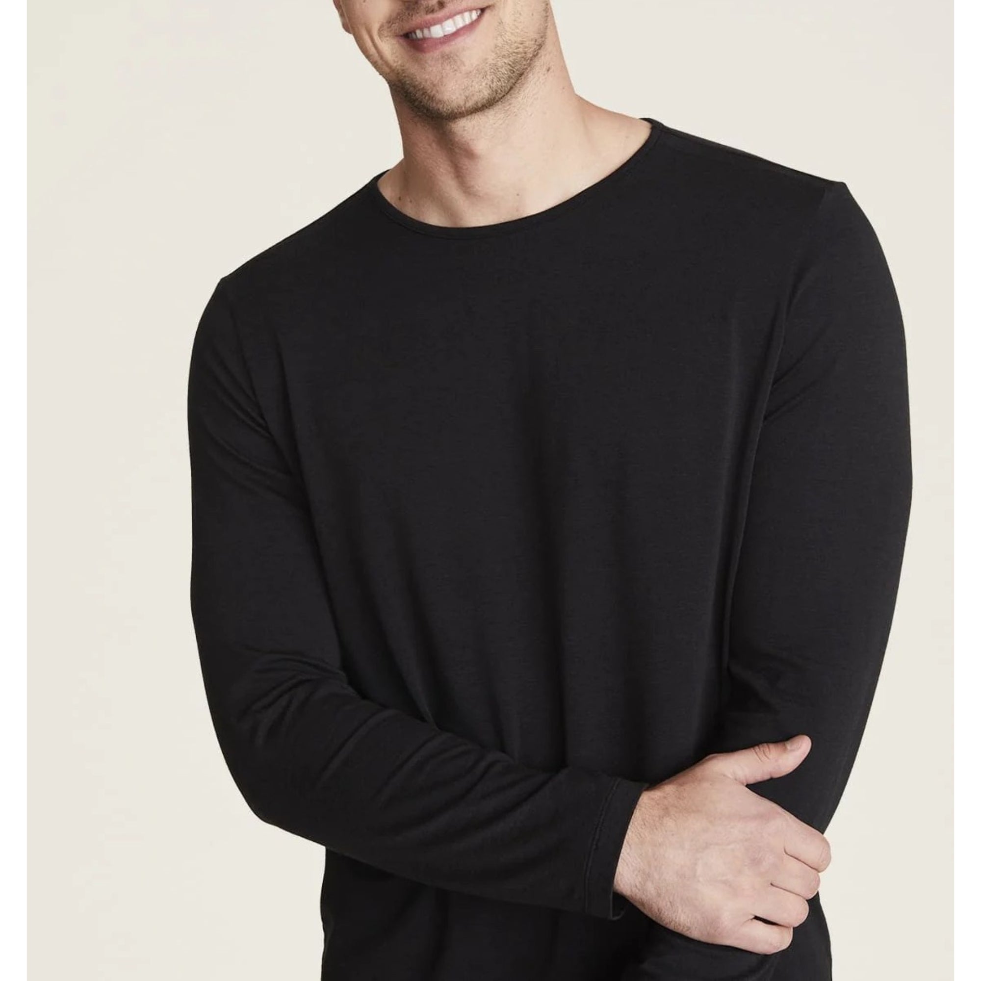 Malibu Collection Men's Seamed Long Sleeve