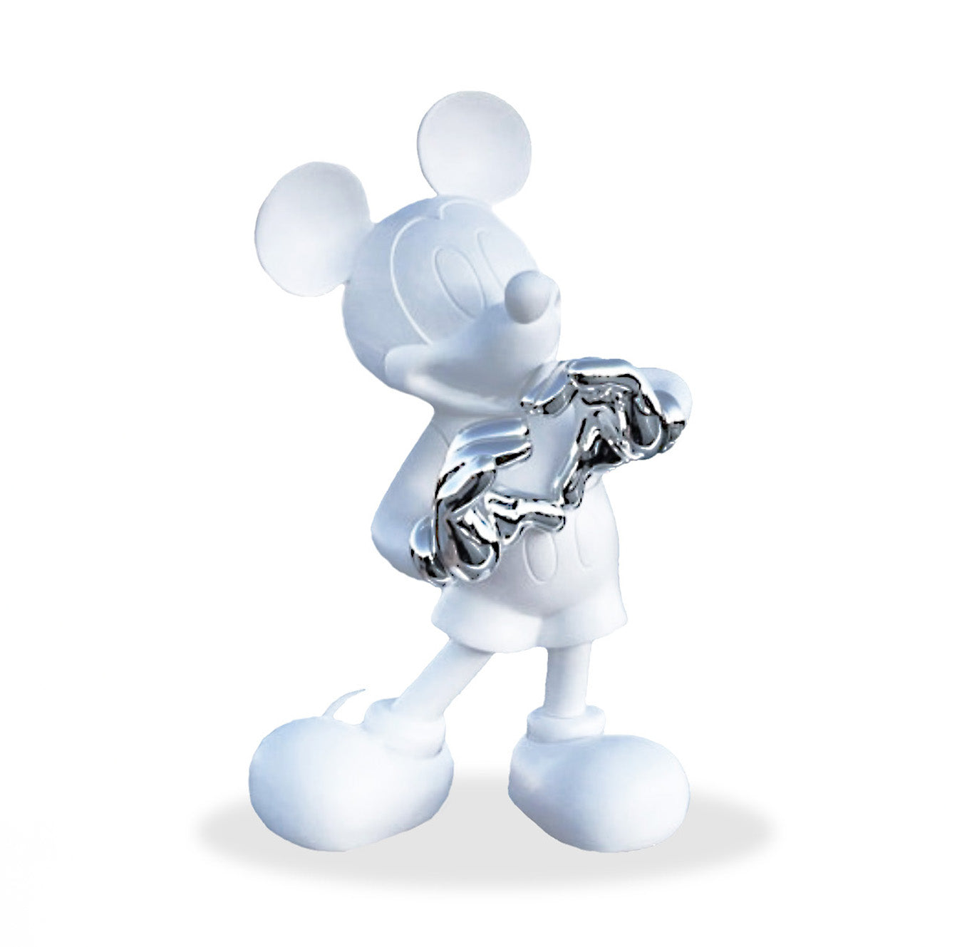 Mickey with Love Sculpture in White by Kelly Hoppen x Leblon Delienne