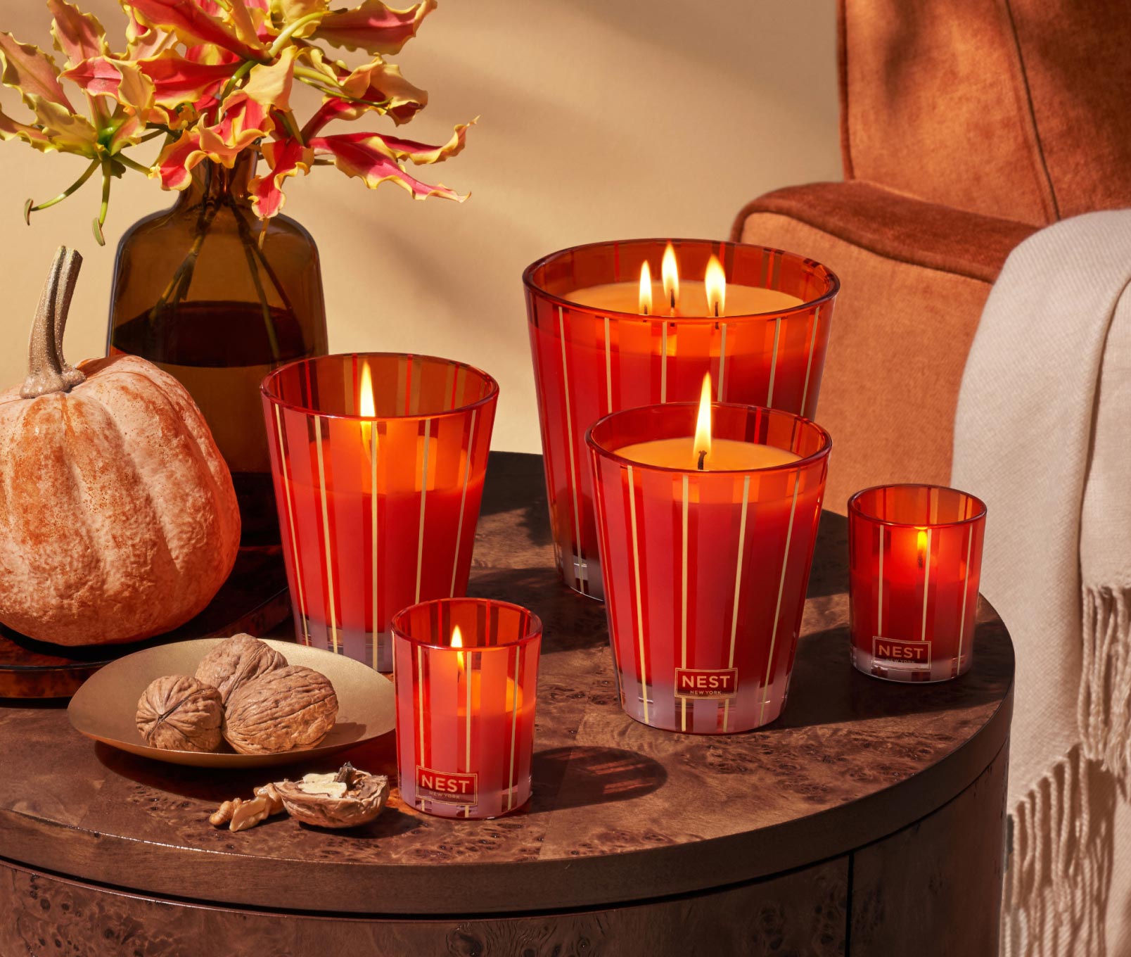 Pumpkin Chai Votive Candle (Set of 2)