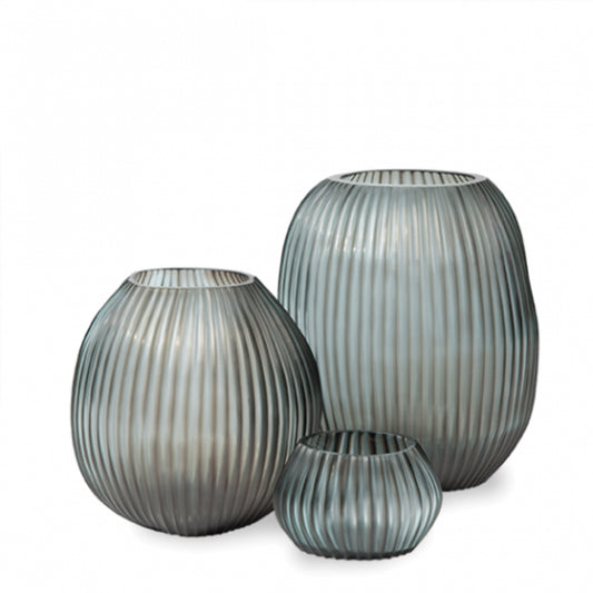 Nagaa Vase - Indigo / Smoke Grey - Large
