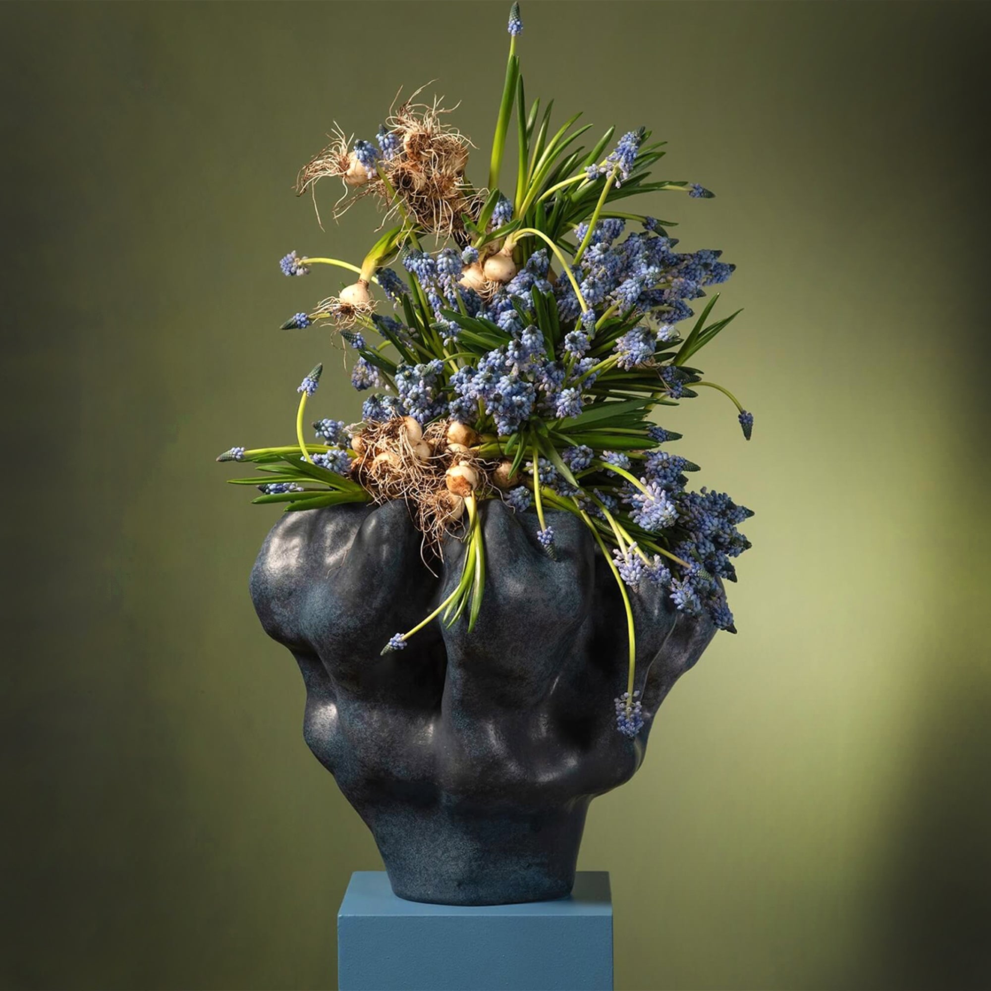 Timna Vase Aged Iron - Short