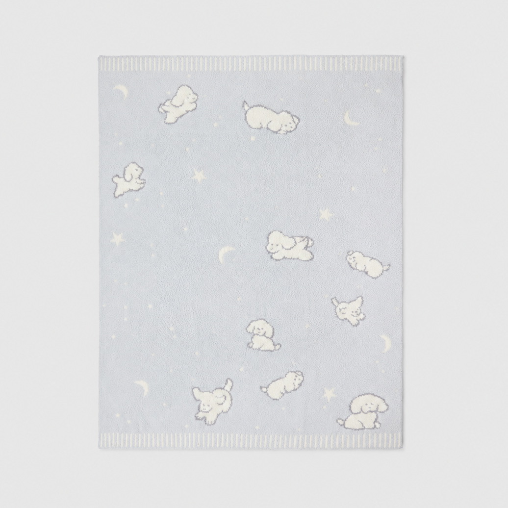 CozyChic Counting Puppies Stroller Blanket