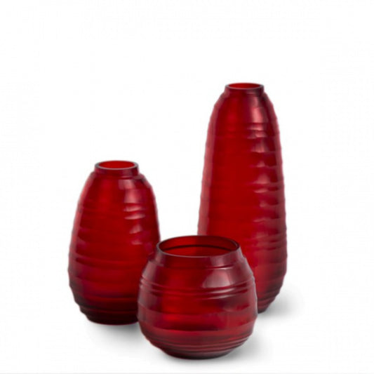 Quilotta Vase - Red - Medium