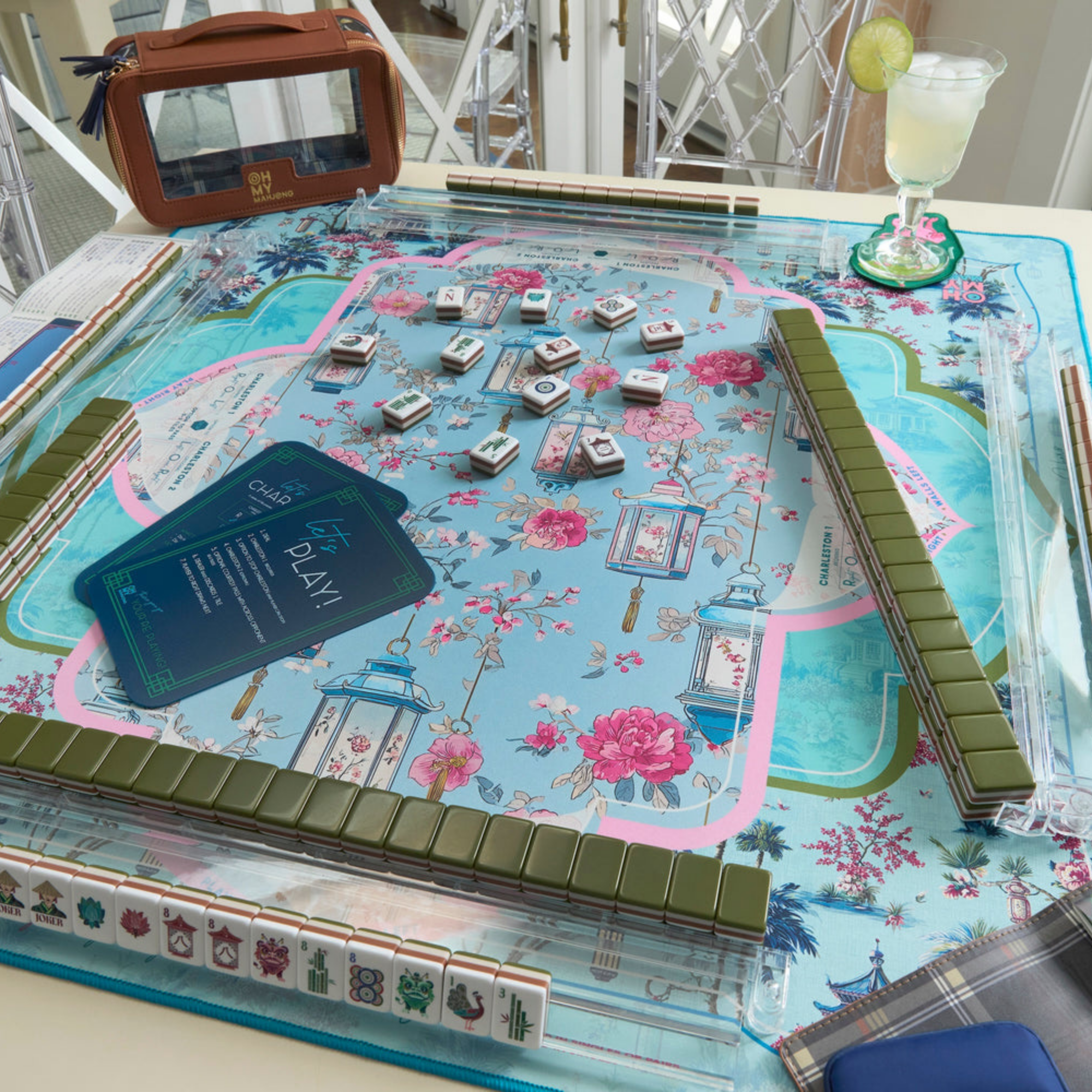 Radiance Mahjong Mat in Tube