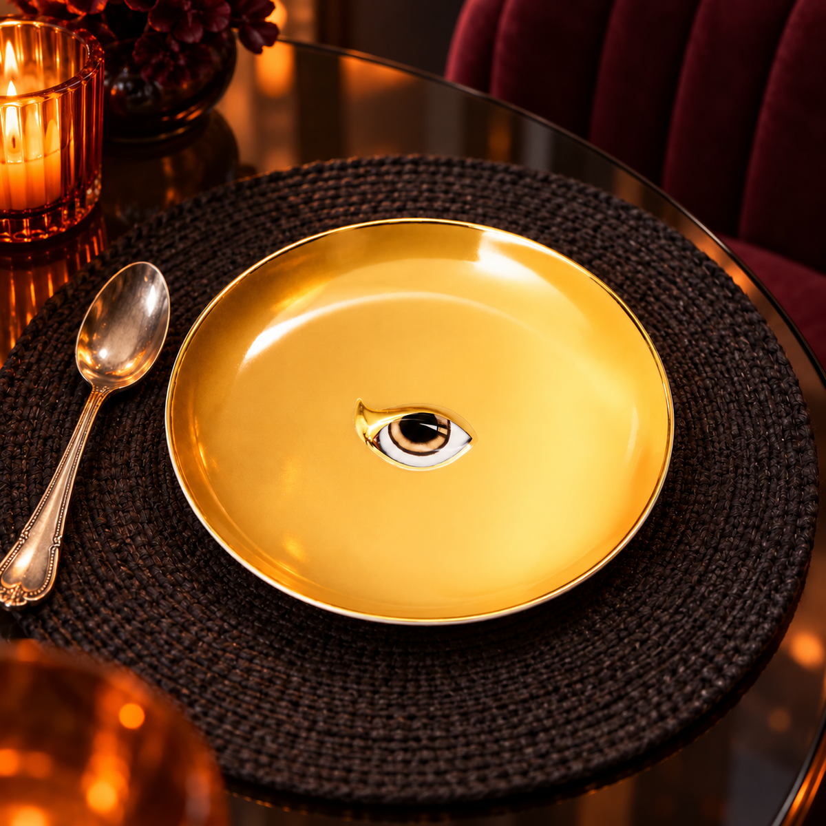 Lito Plate - Orange & Yellow