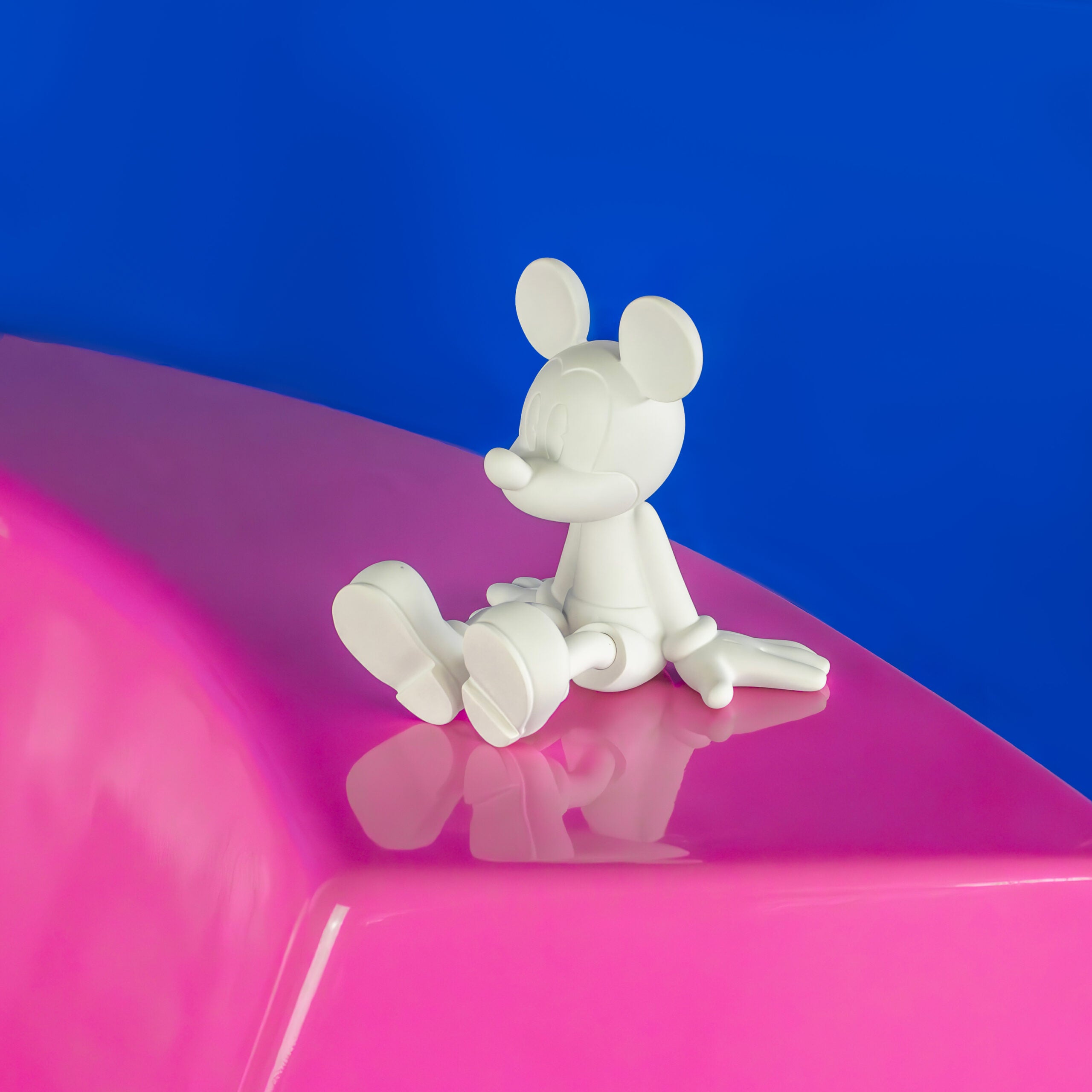Sitting Mickey by Marcel Wanders in White