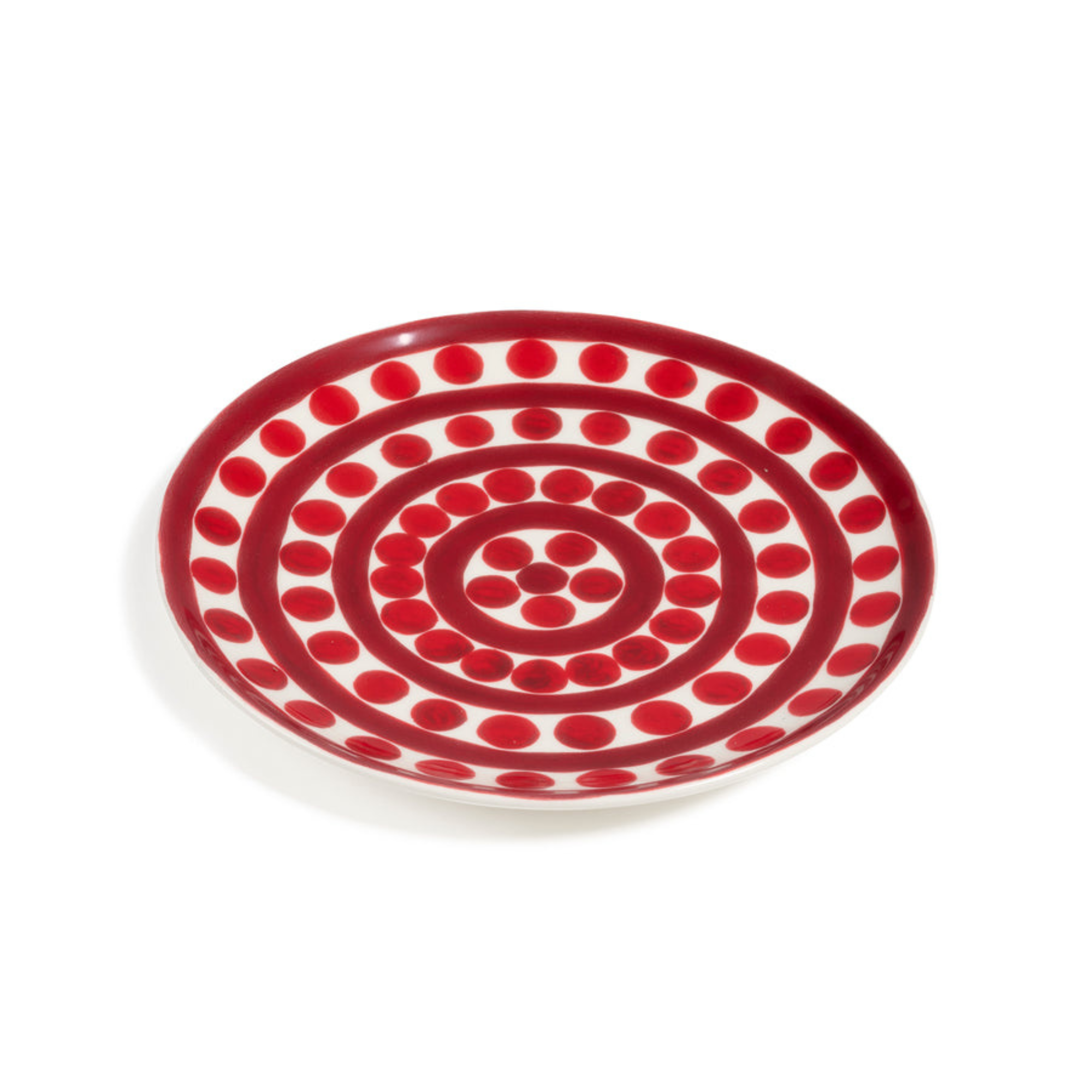 Symi Red Dinner Plate