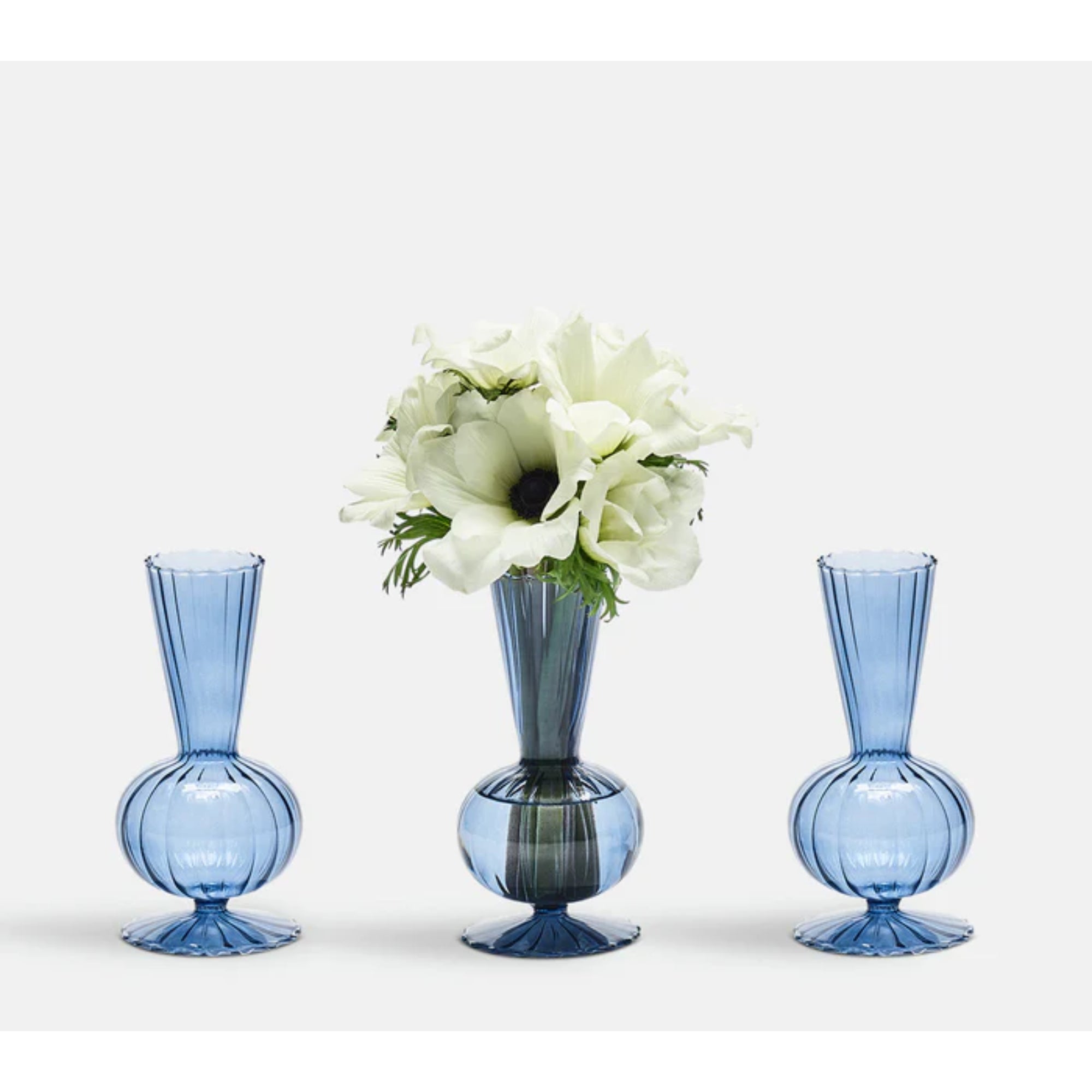 Tess Bud Vase in Cadet - Set of 3 - in Gift Box