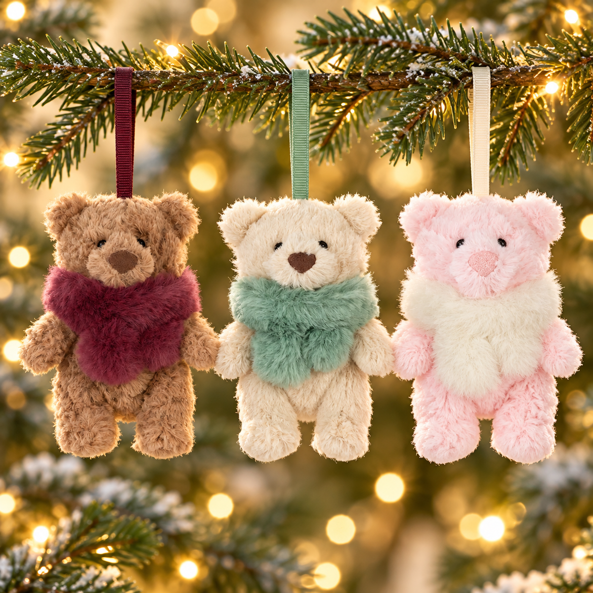 Winter Warmer Bear Decoration Gift Set
