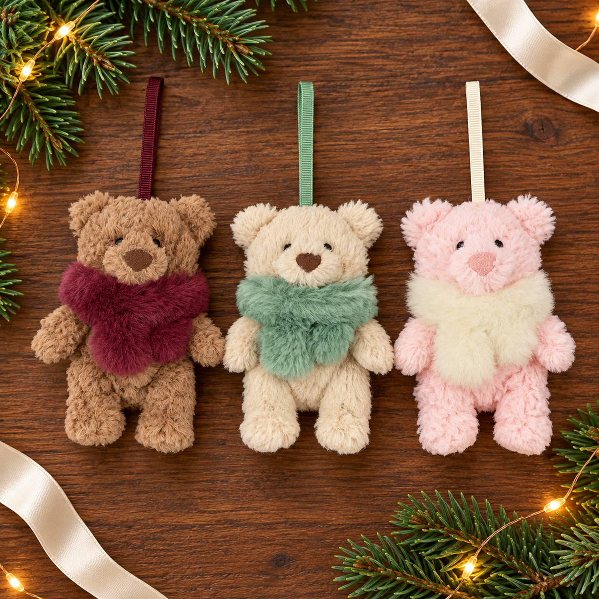 Winter Warmer Bear Decoration Gift Set