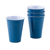 Large Melamine Blue Cup (Set of 4)