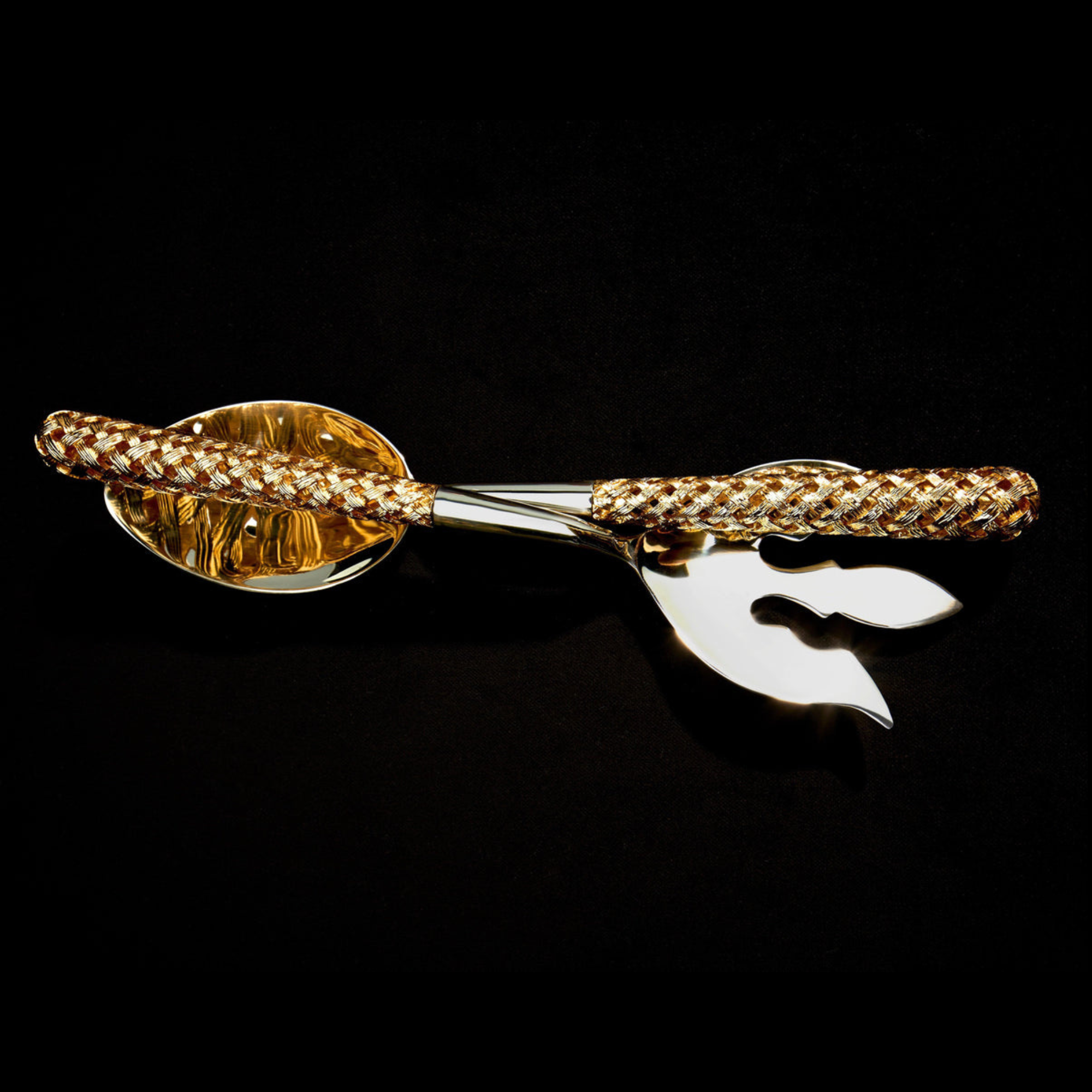 Gold Braid Serving Set