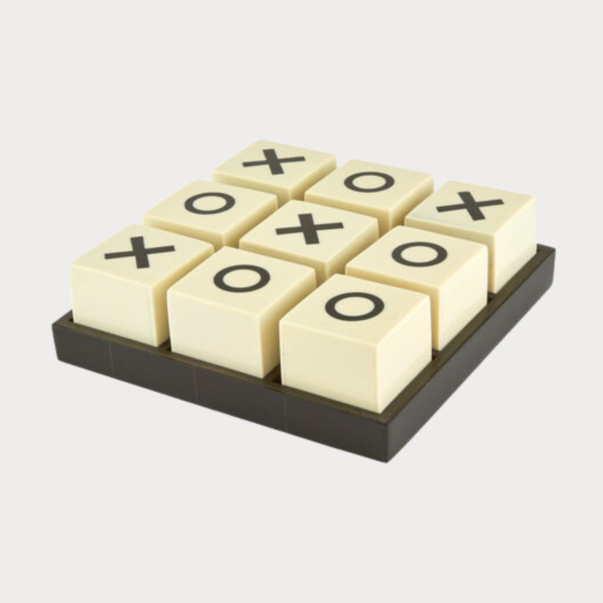 Horn/Bone Tic Tac Toe Set