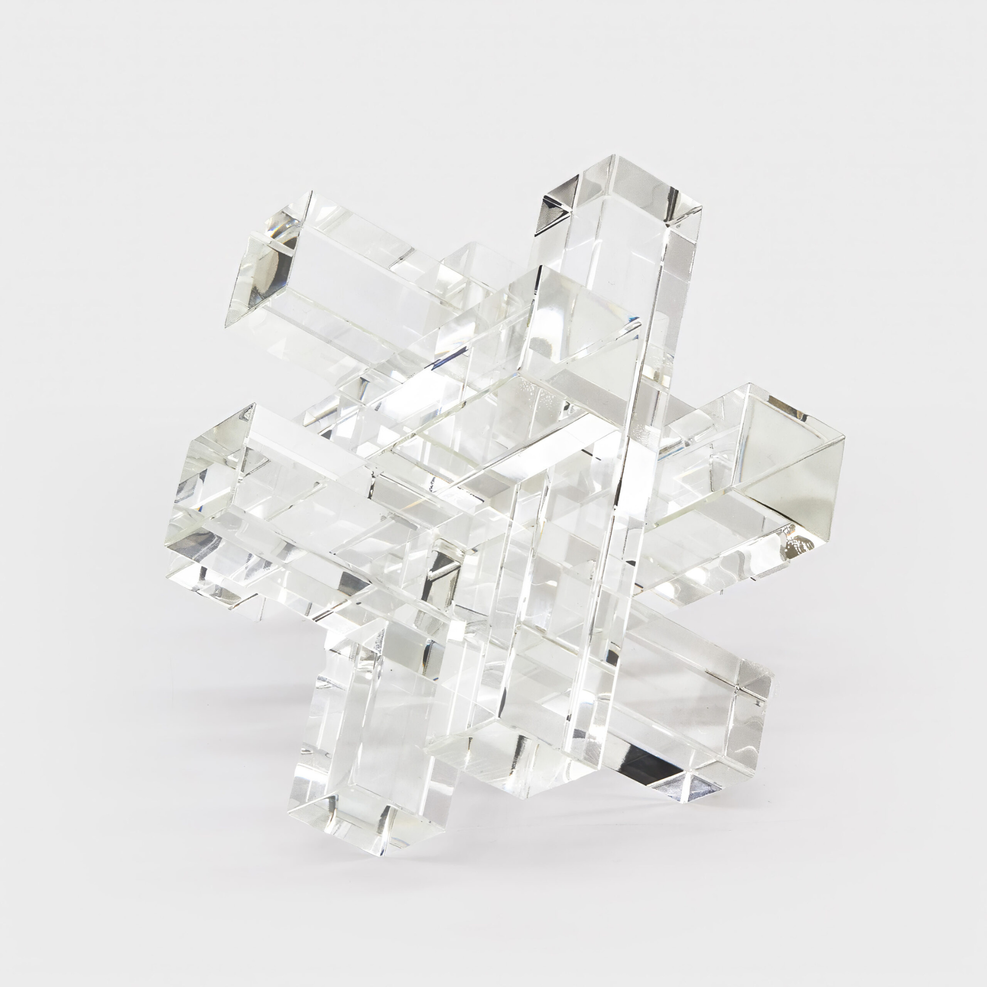 Crystal Glass Interlock Object