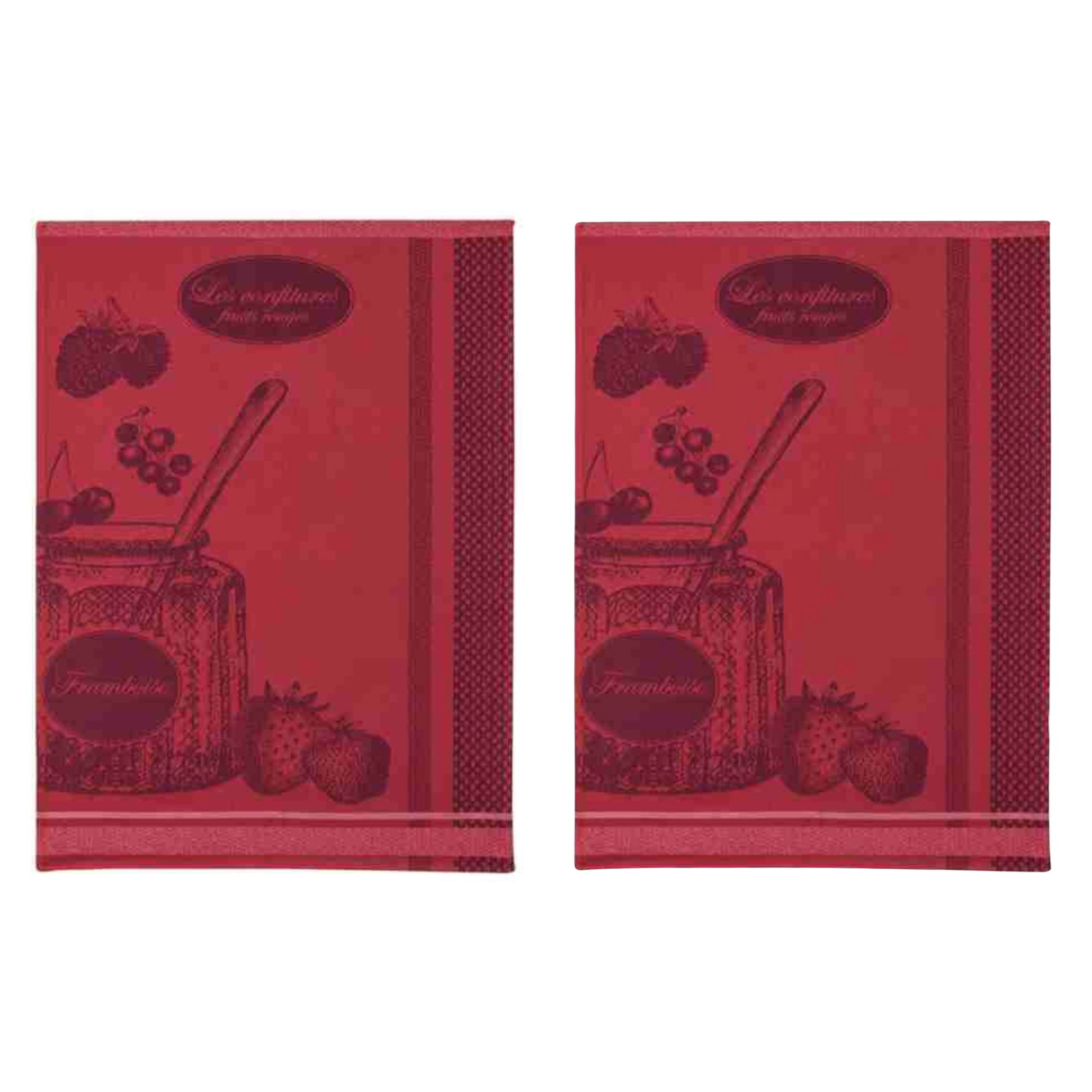 Jam Jar Tea Towel - Set of 2