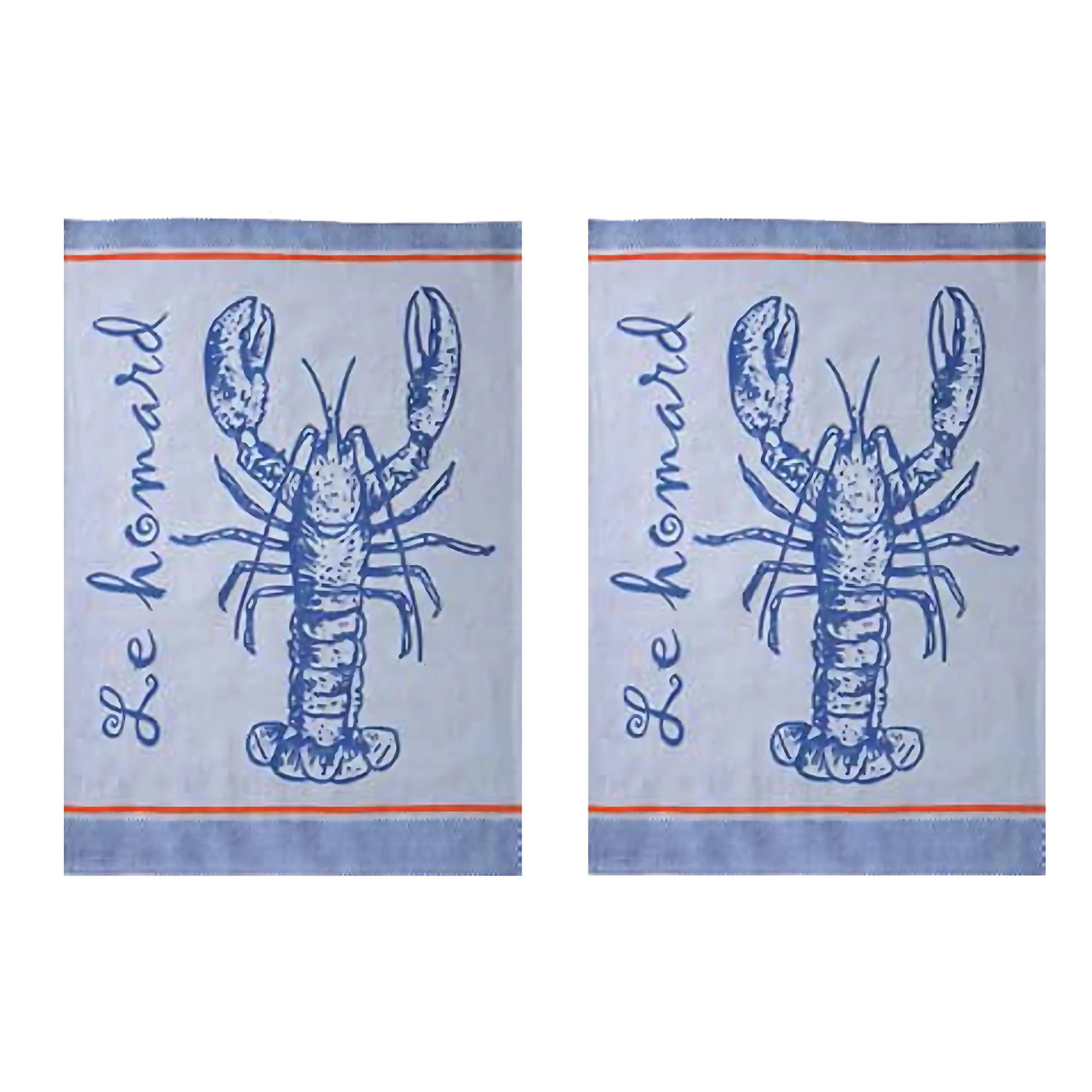 Coucke Homard/Lobster Tea Towel - Set of 2
