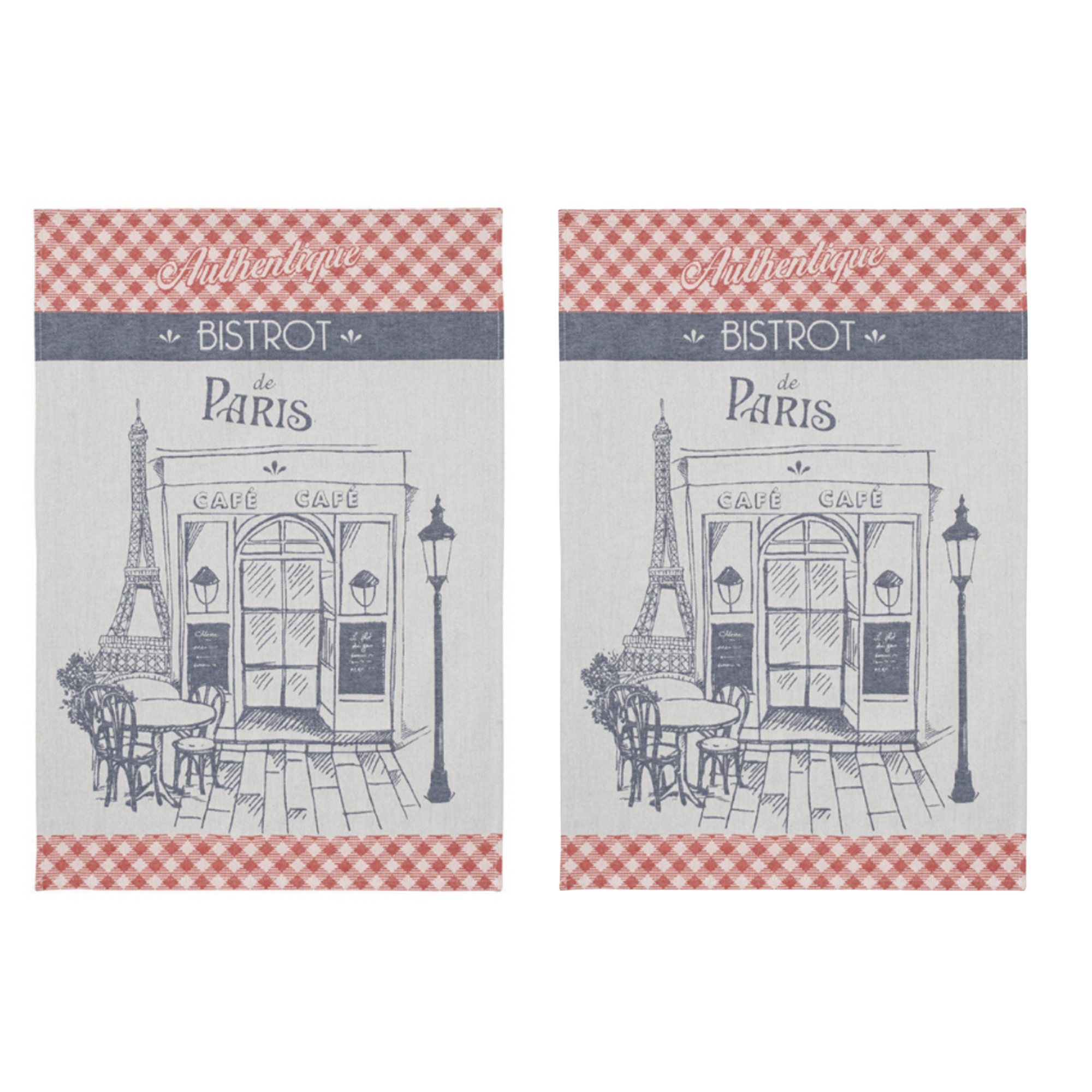 Authentic Bistrot Tea Towel - Set of 2