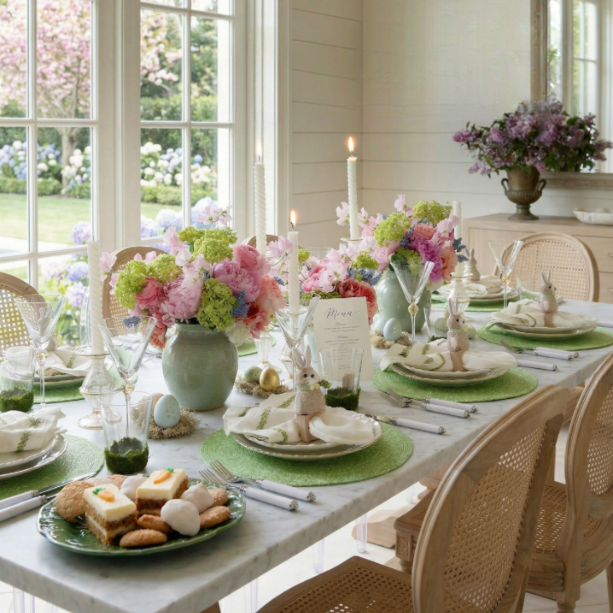 Easter Bunny Napkin Ring - Set of 4