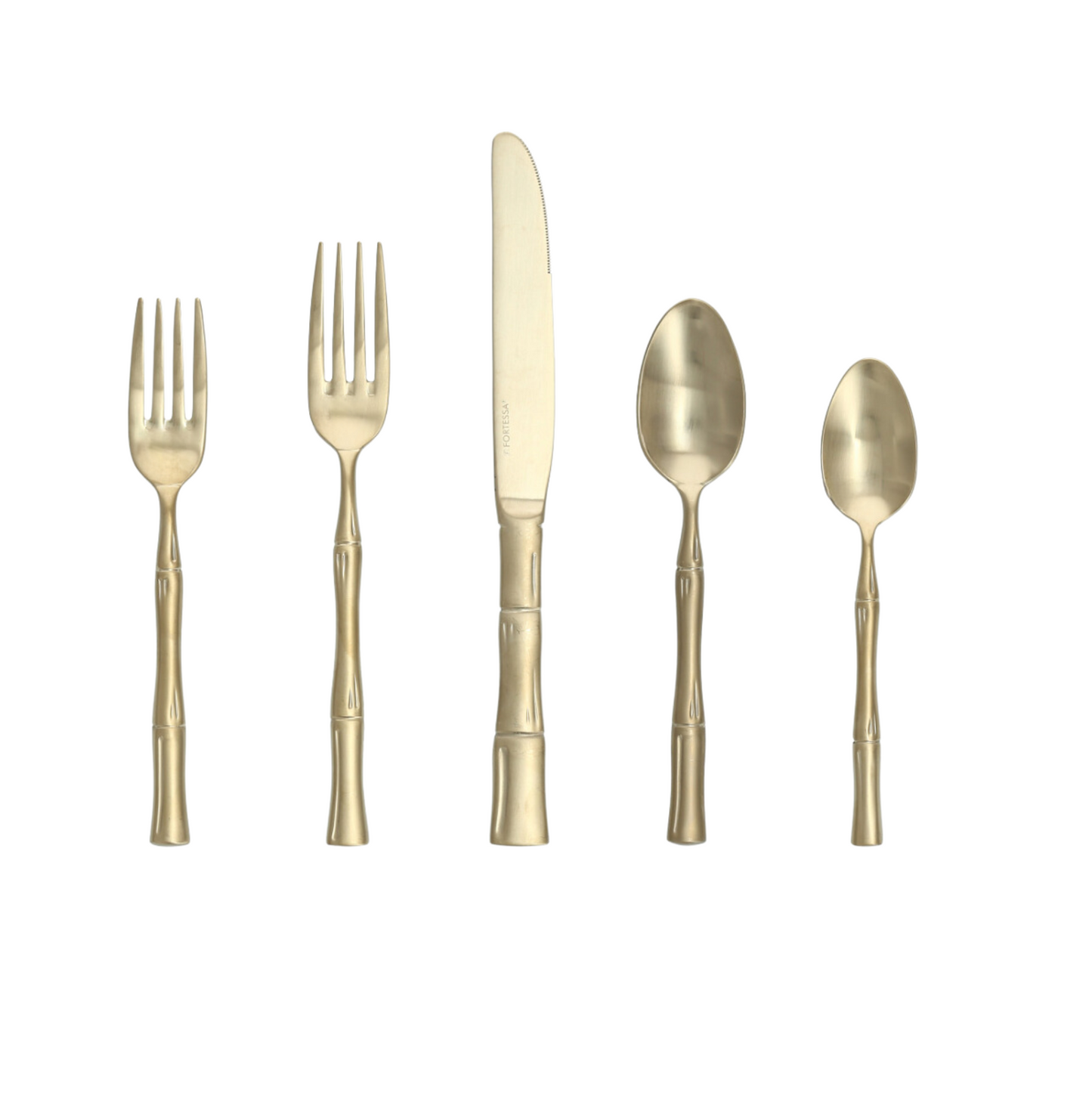 Royal Pacific Brushed Champagne 5pc Set