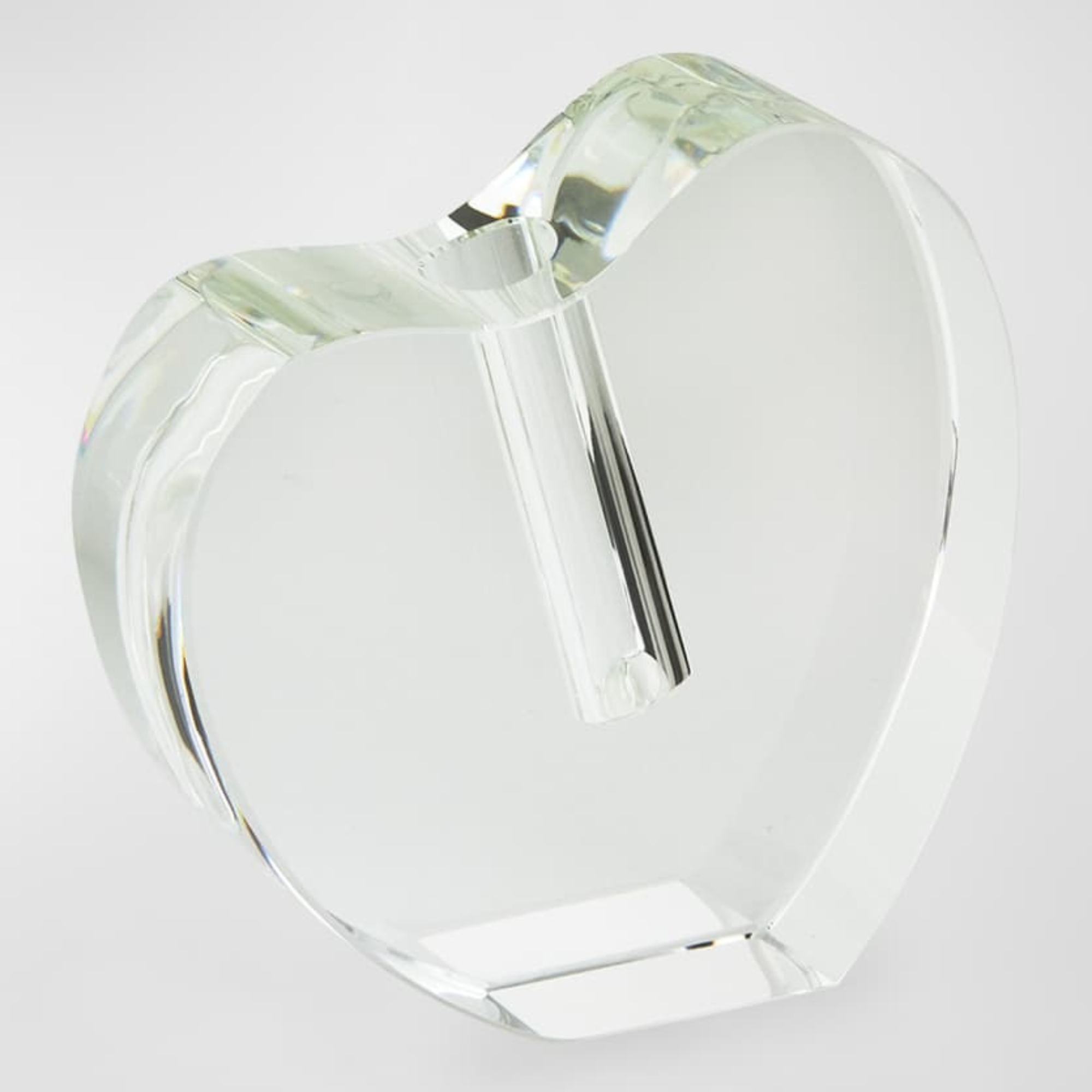 Crystal Glass Heart Vase