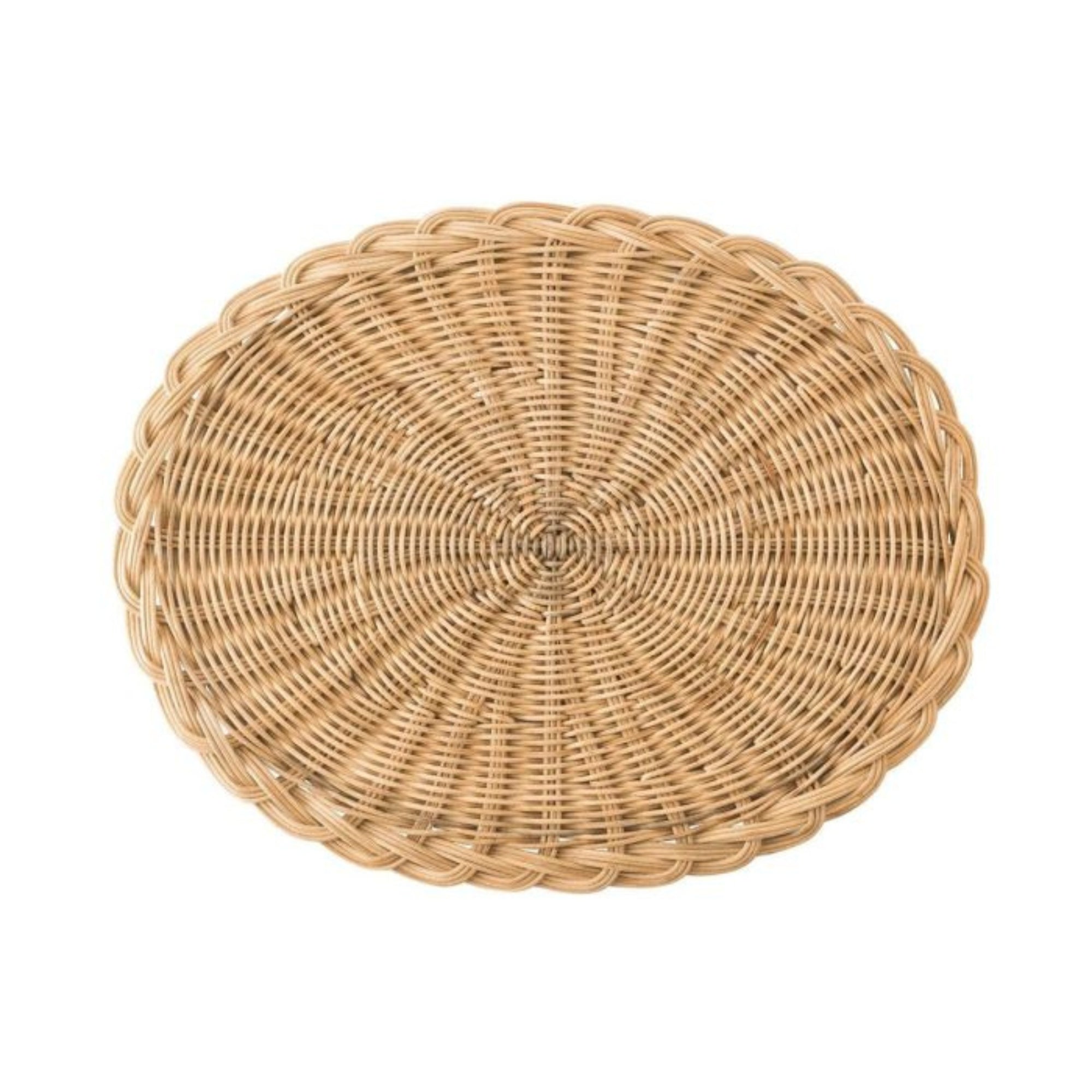 Braided Basket Oval Natural Placemat - Set of 2