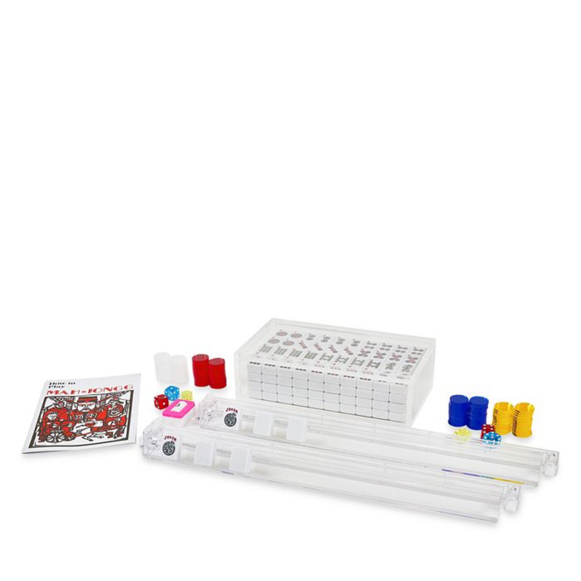 Lucite “Mahjong” Set