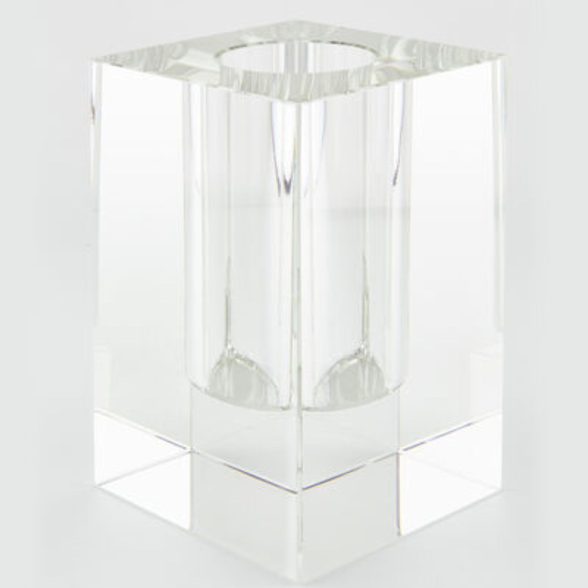 Square Crystal Vase