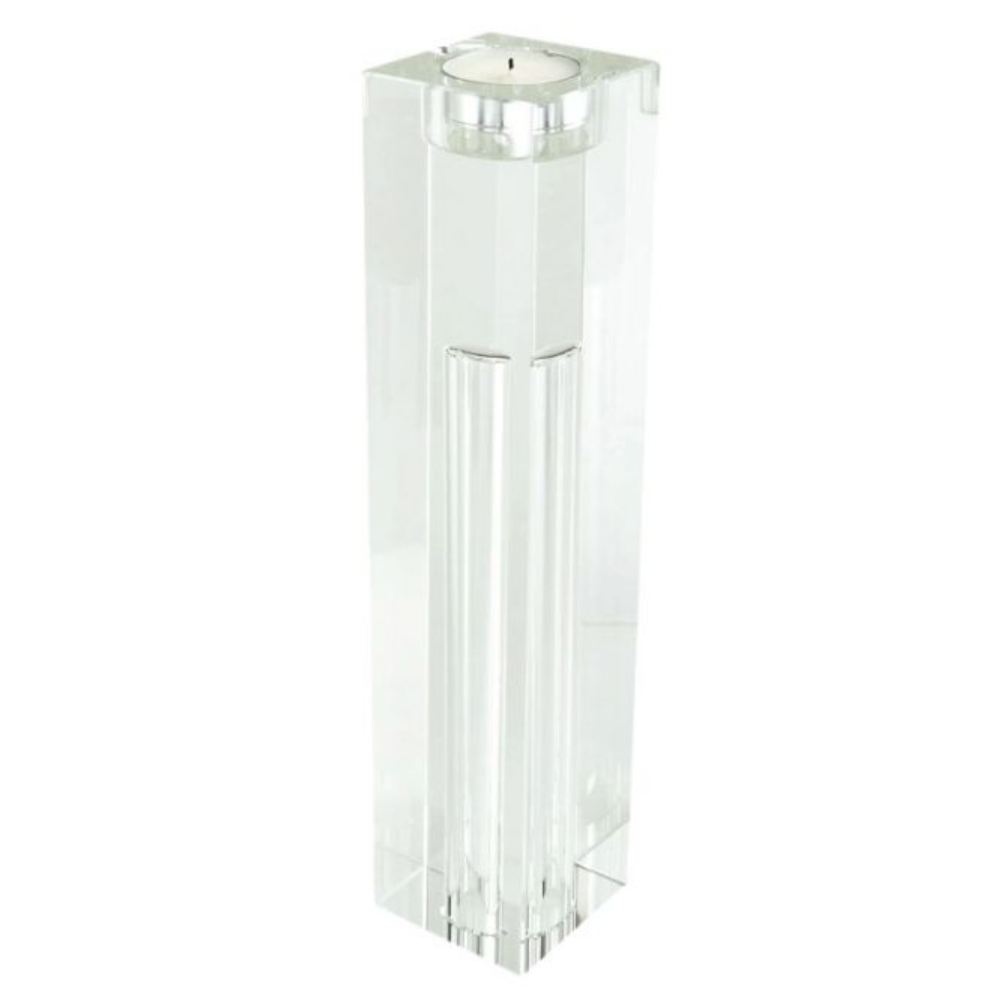 Tall Slim Crystal Bud Vase