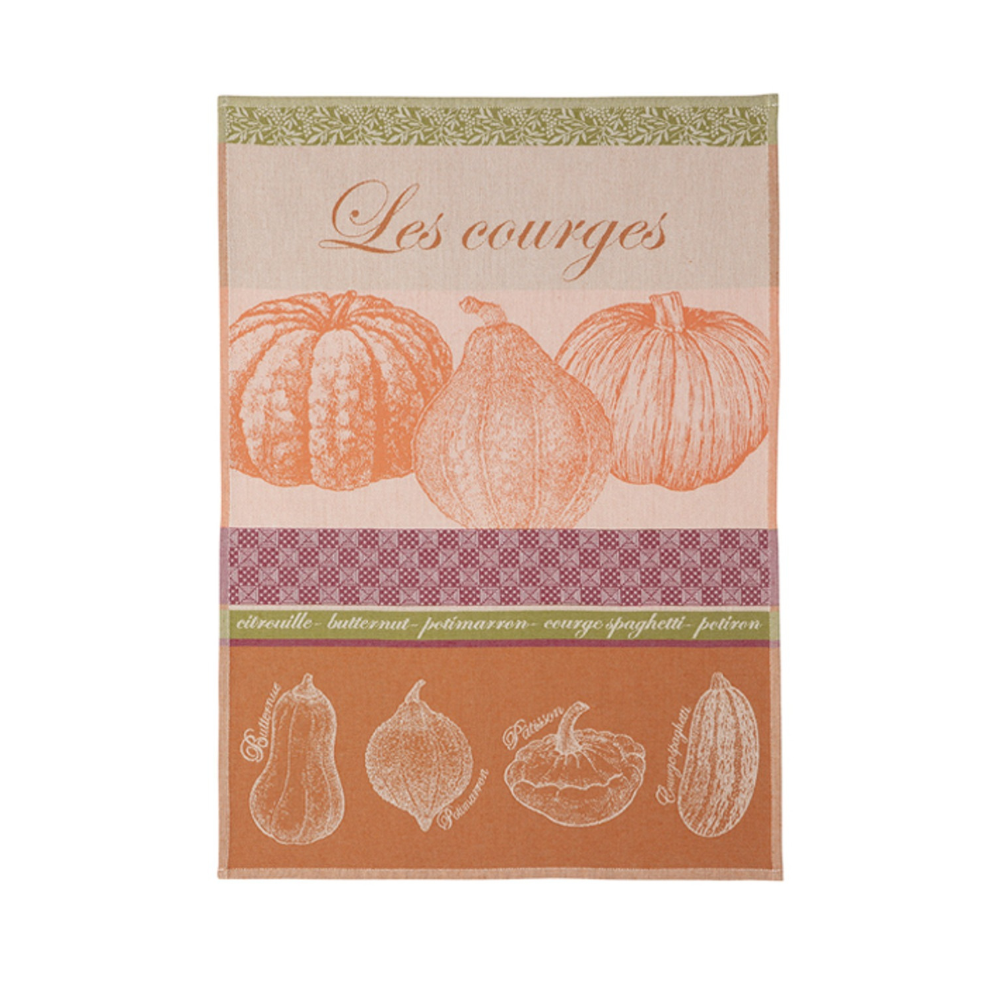 Coucke Courges/Squash Tea Towel - Set of 2