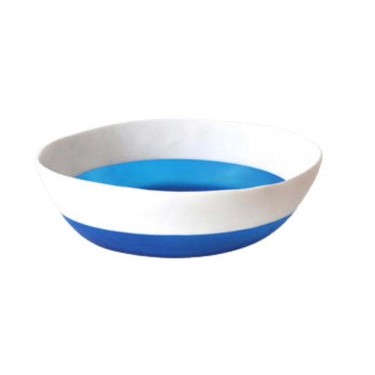 Purist Duo Two Color Wide Bowl - Blue