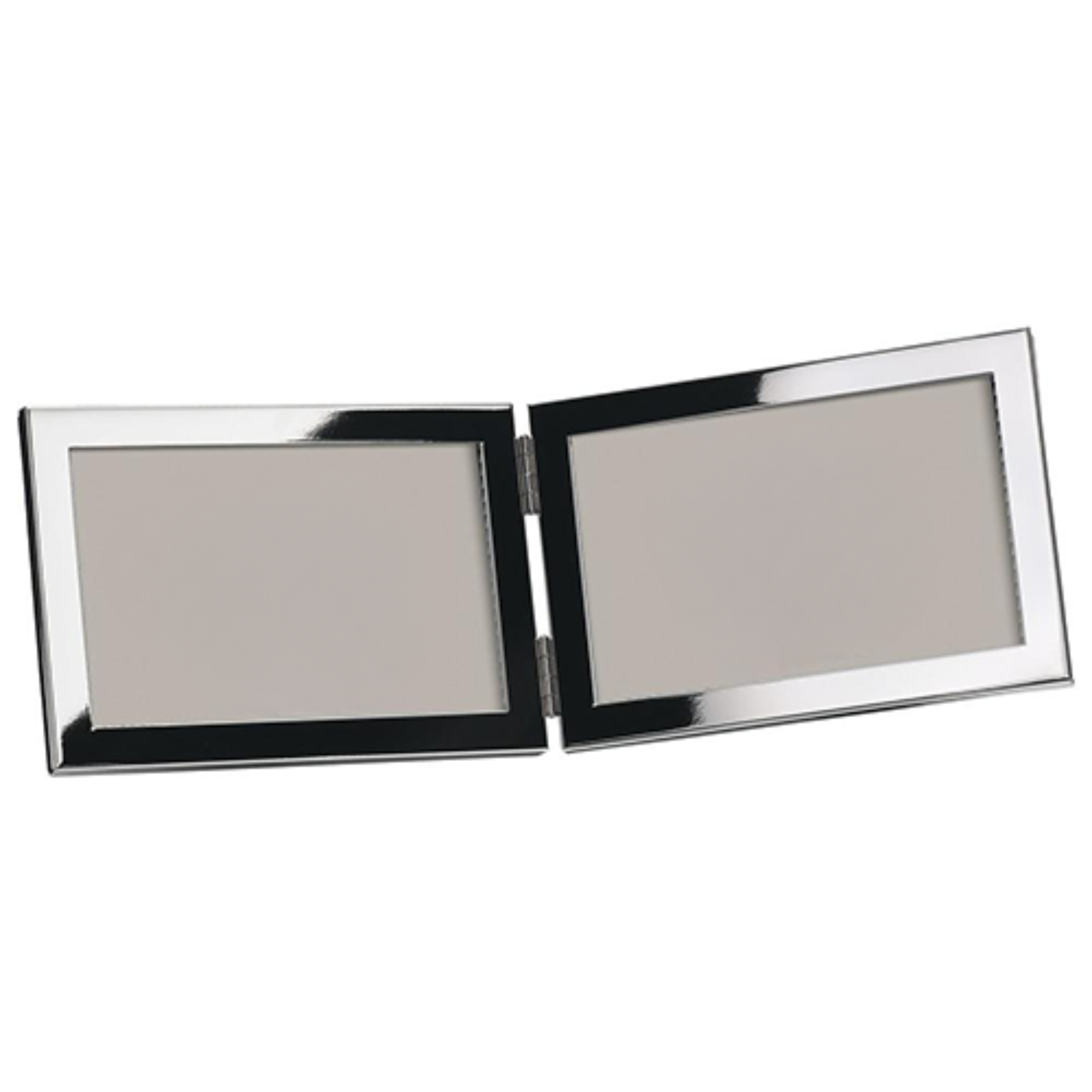 15mm Double Silver Frame With Squared Corners (Landscape)