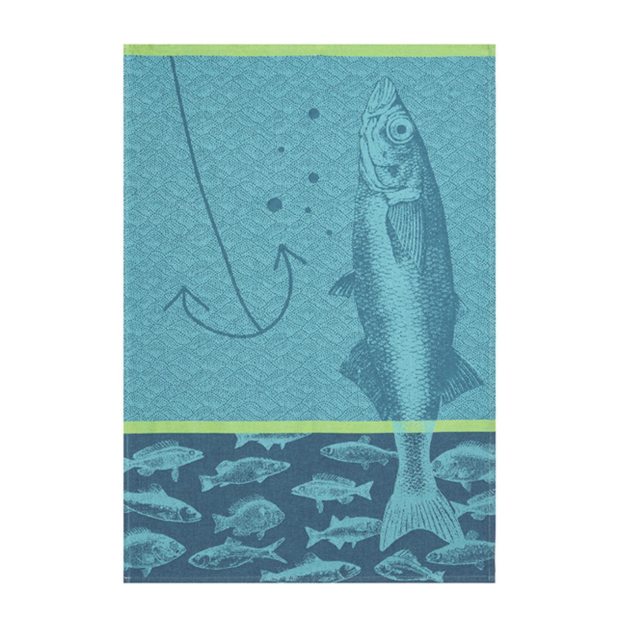 Coucke Fishing Tea Towel - Set of 2