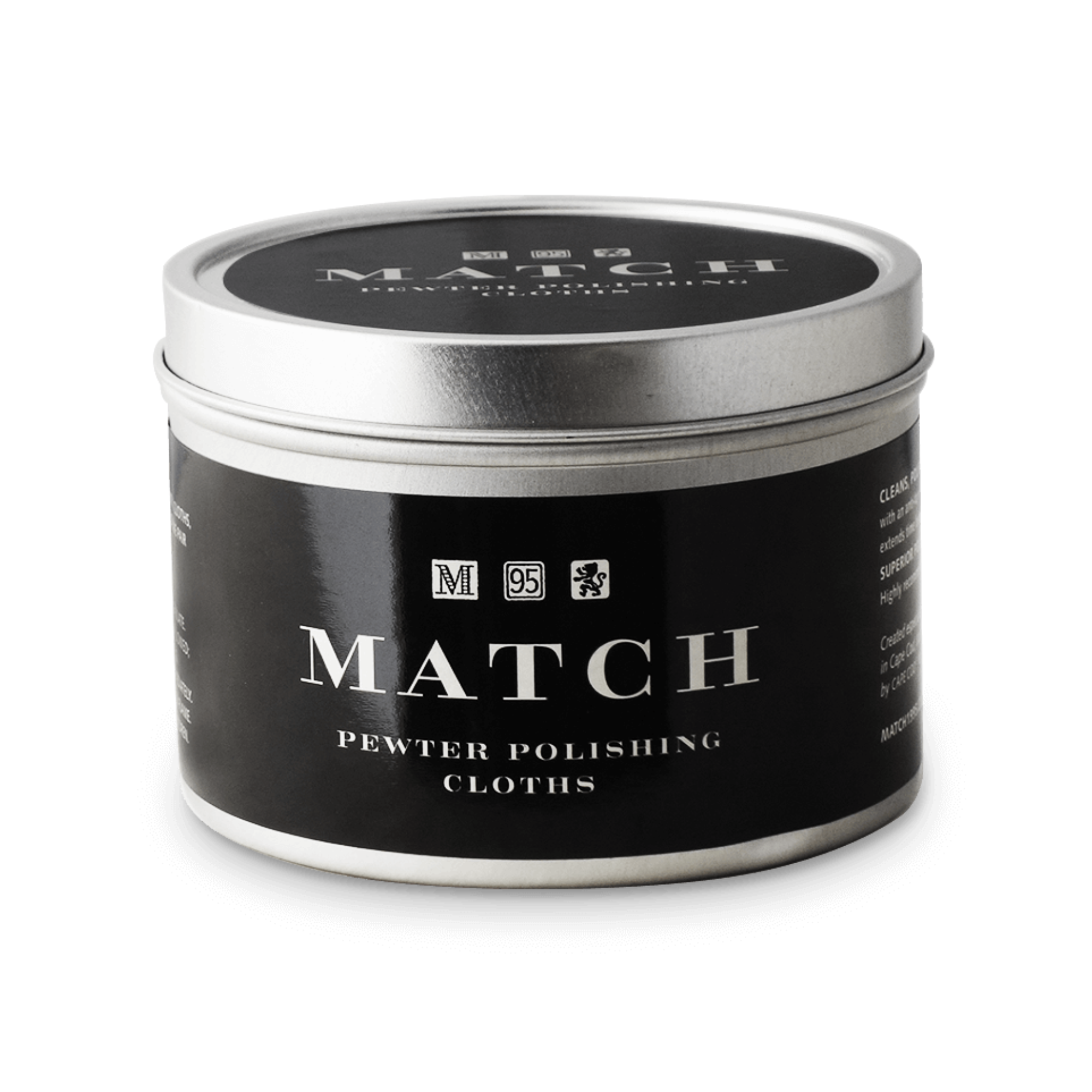 Match Pewter Care Polish in a Small Tin