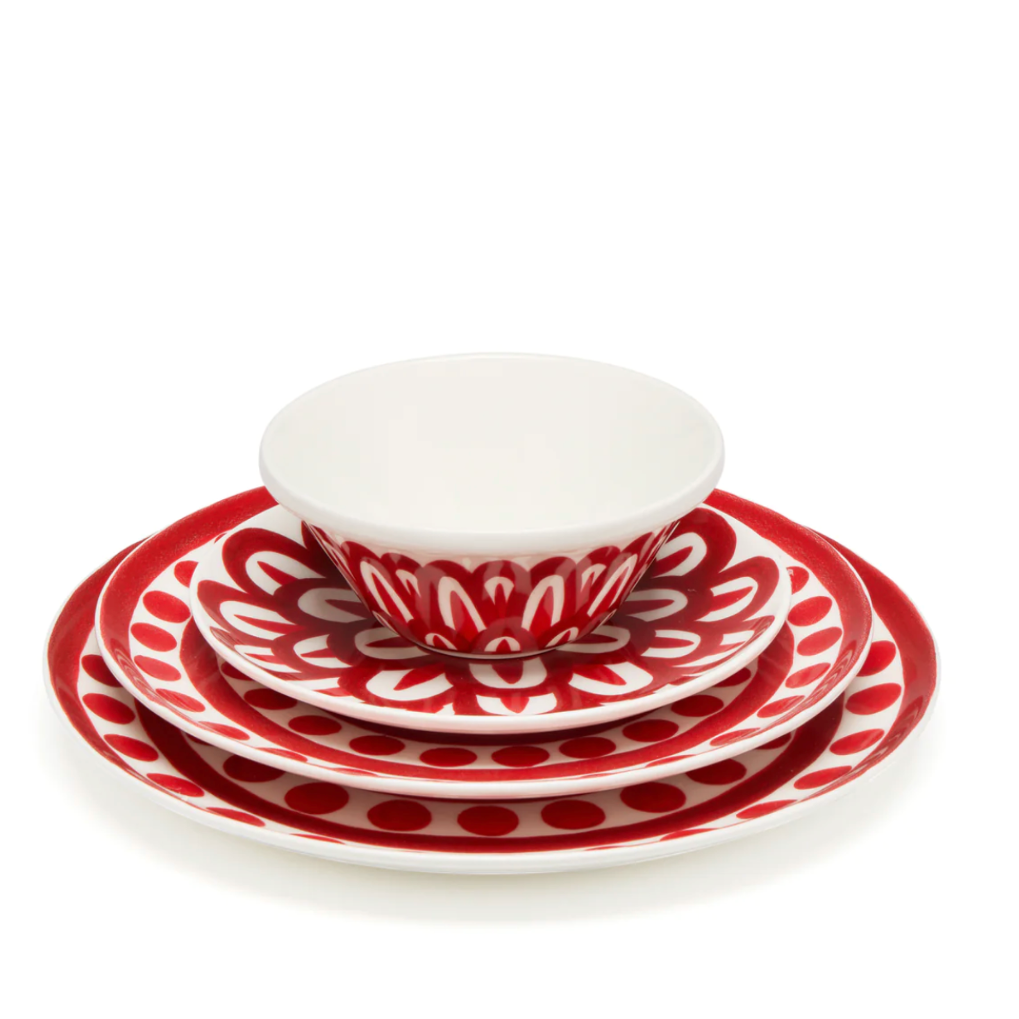 Symi Red Charger Plate