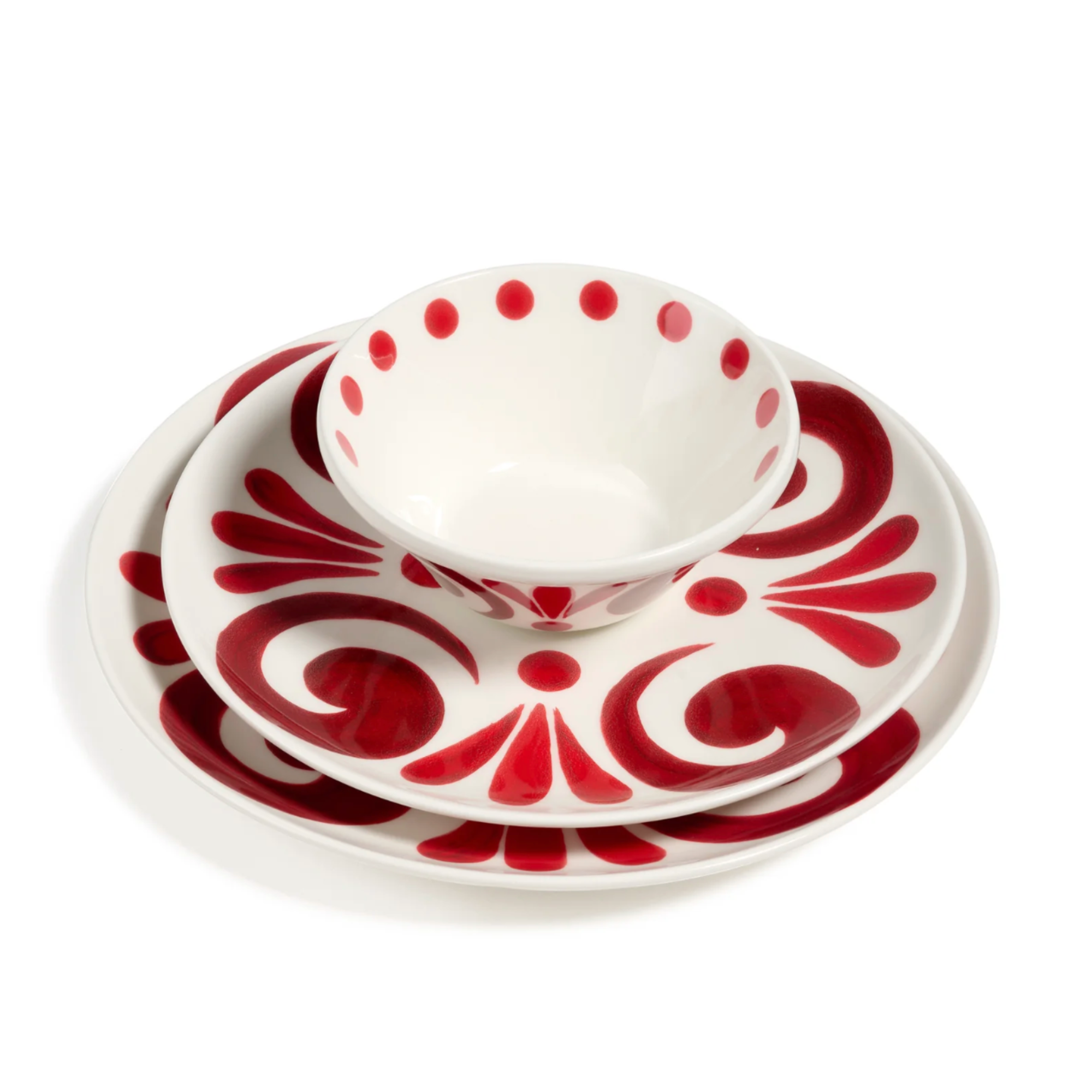 Kallos Red Dinner Plate