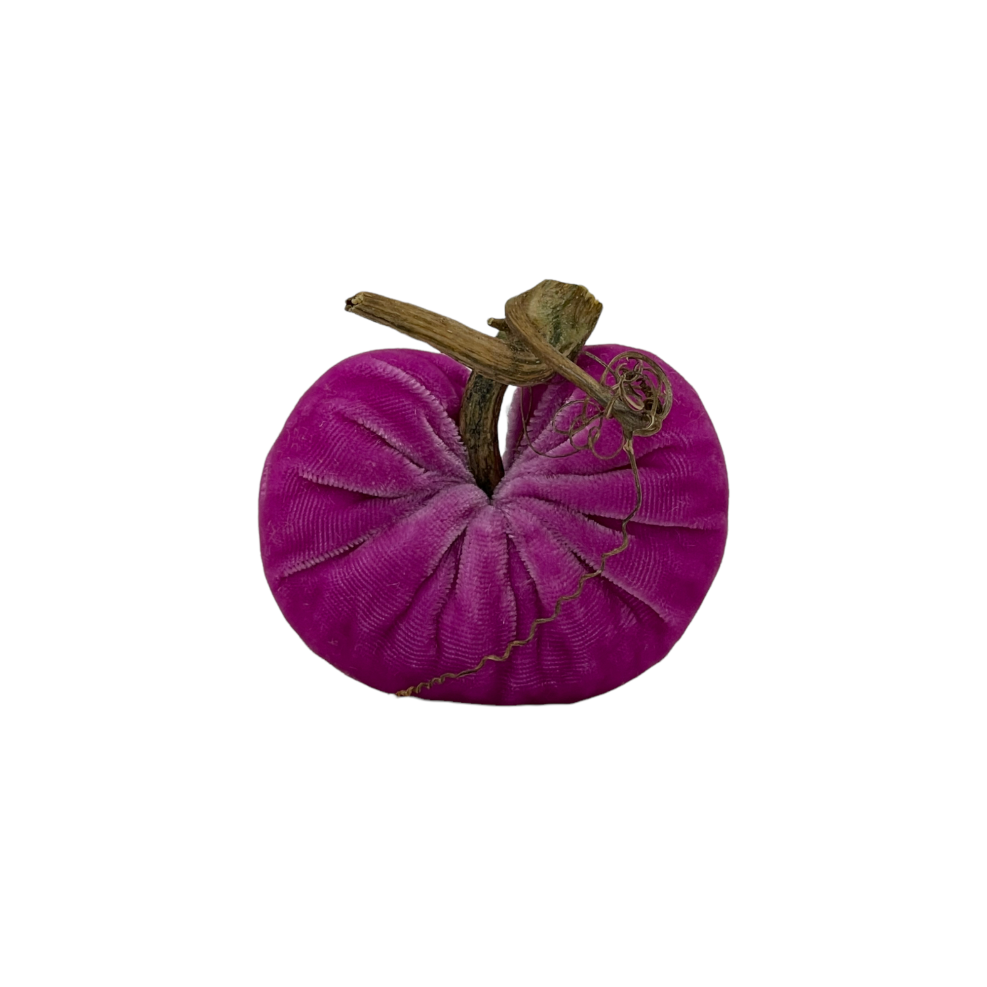 Velvet Pink Lilac Heart Pumpkin