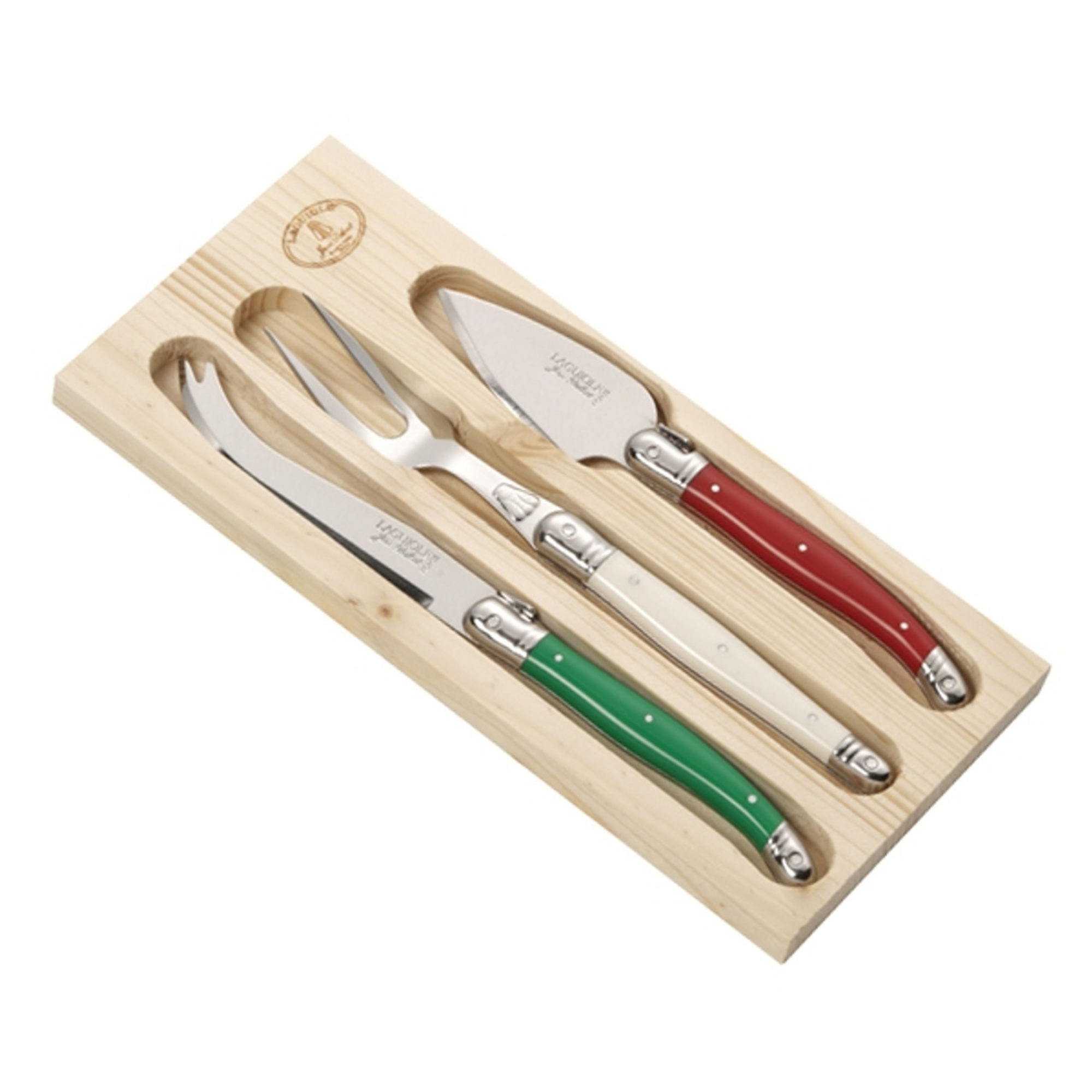 Laguiole by Jean Dubost 3-Piece Parmesan Cheese Set