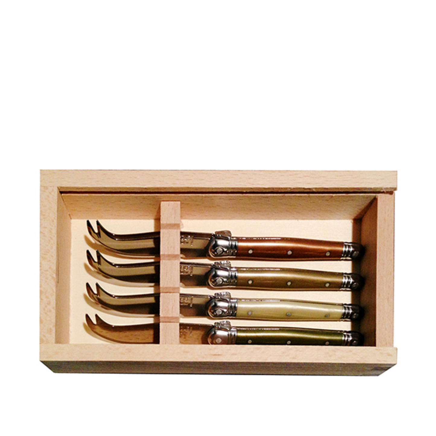 Jean Dubost Cheese Mineral Knives - Set of 4