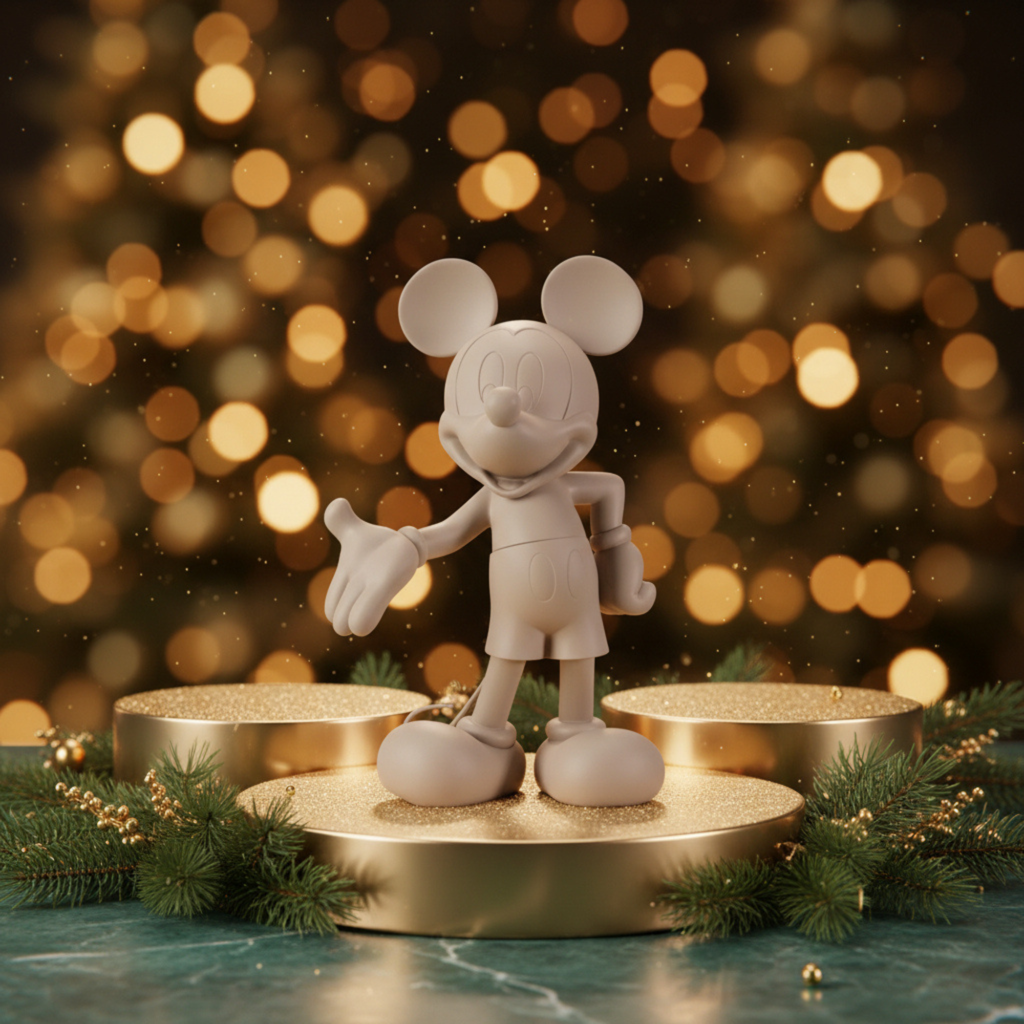 Mickey Welcome - Matte Taupe