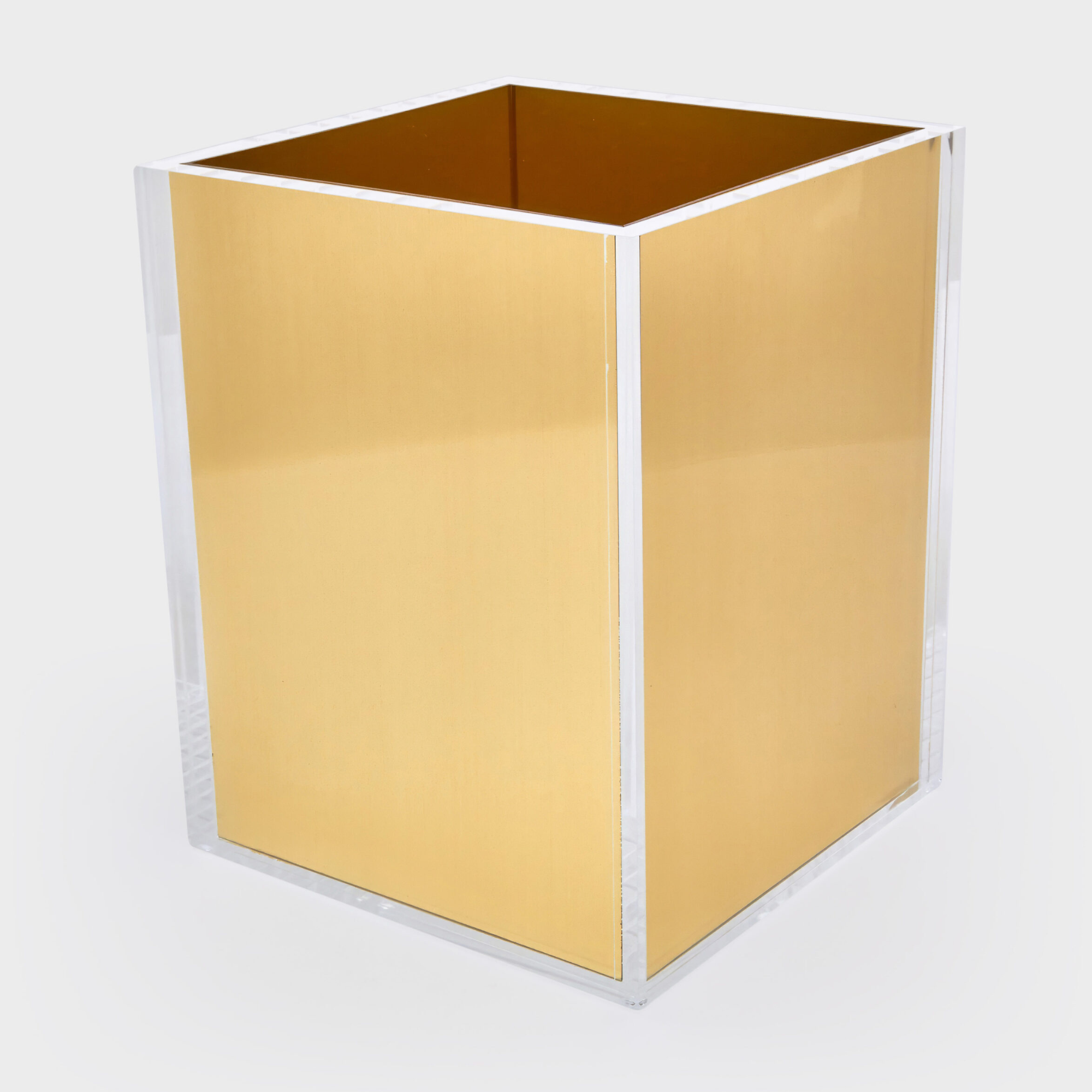 Lucite Waste Basket