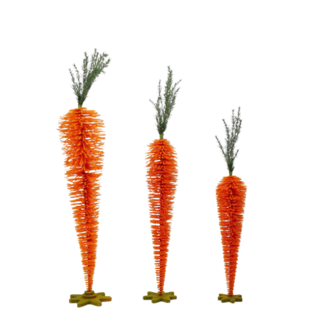 Standing Carrot Display - Set of 3