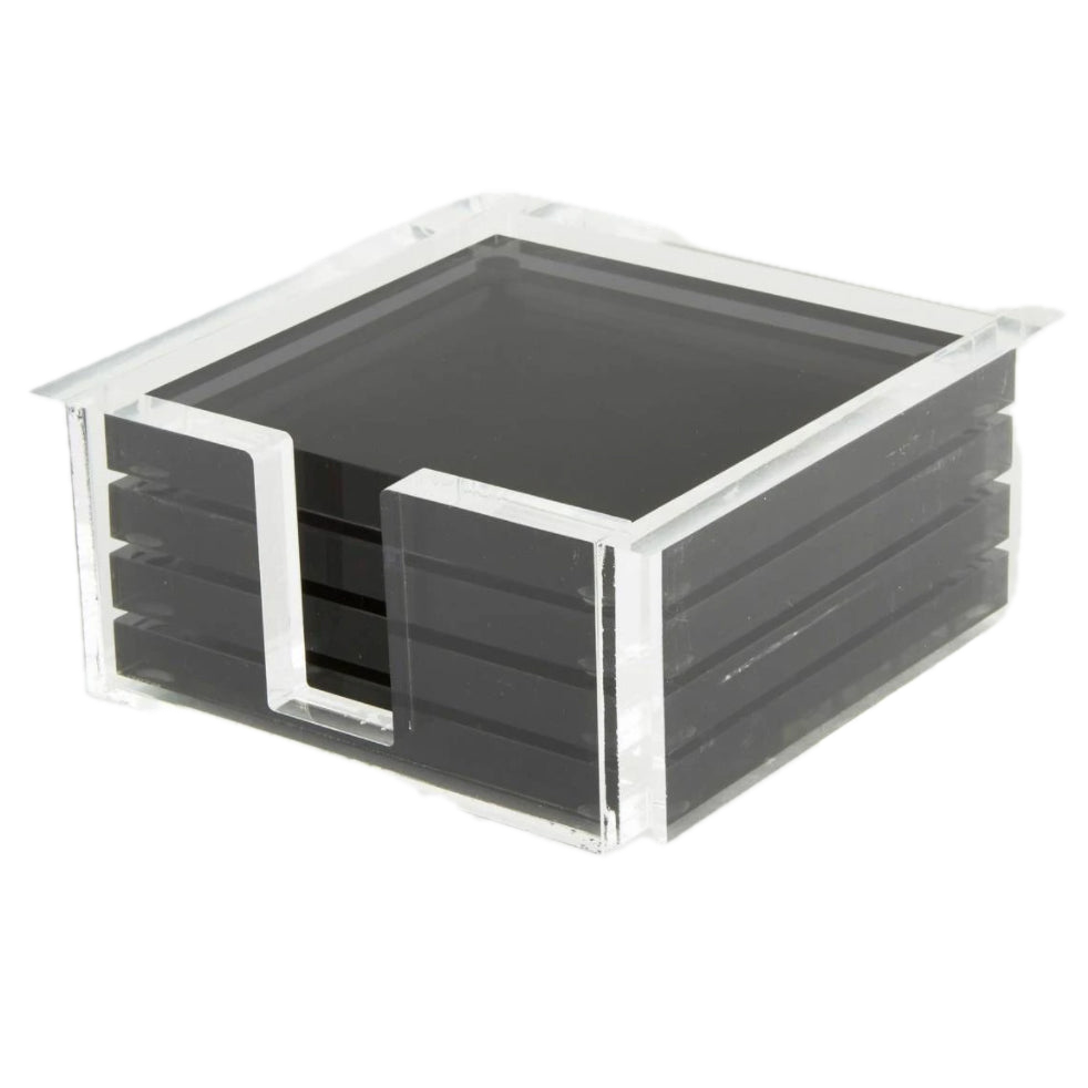 Lucite Coasters Set of 4