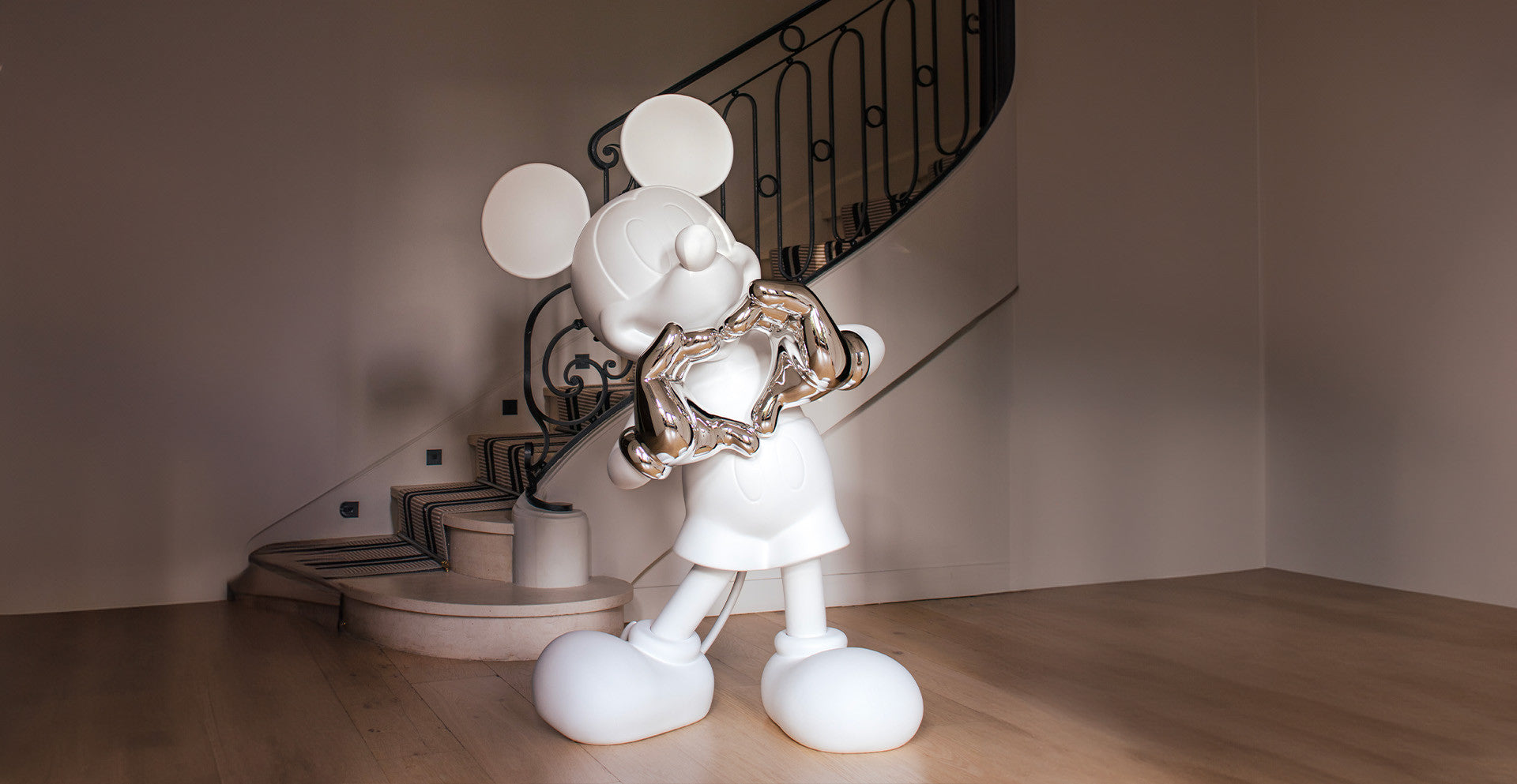 Mickey with Love Sculpture by Kelly Hoppen x Leblon Delienne