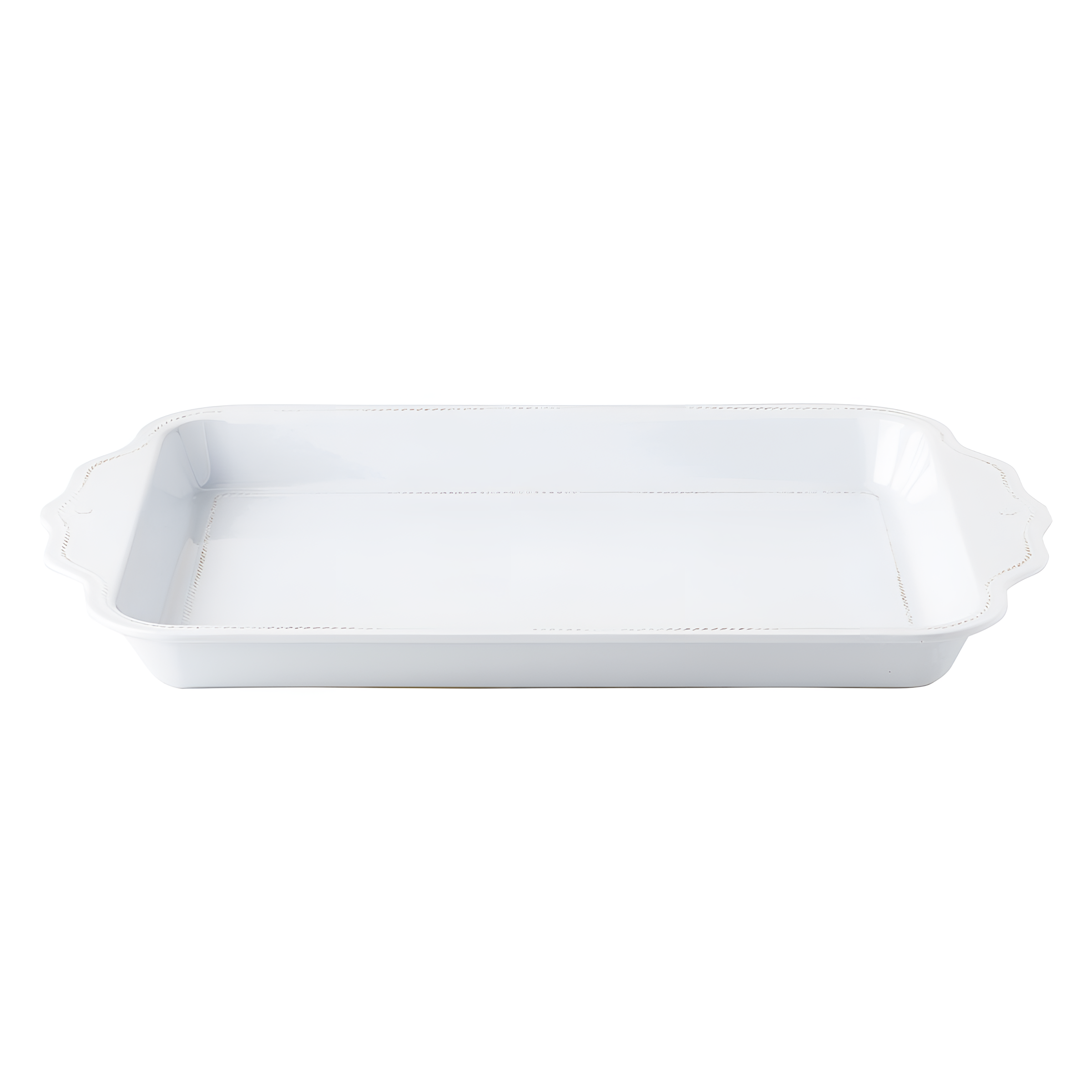 Berry & Thread Melamine Whitewash 24" Handled Tray