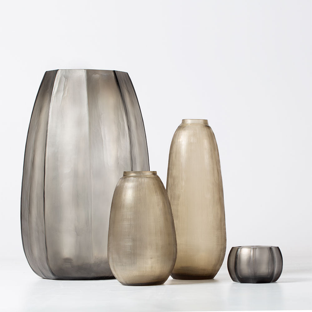 Quilotta Vase - Smokegrey