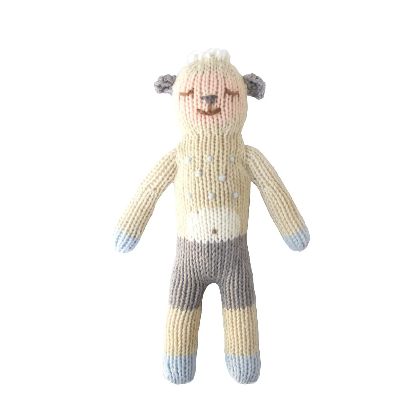 Sheep Rattle Wooly & Pebble Little Triangle Blanket Gift Set