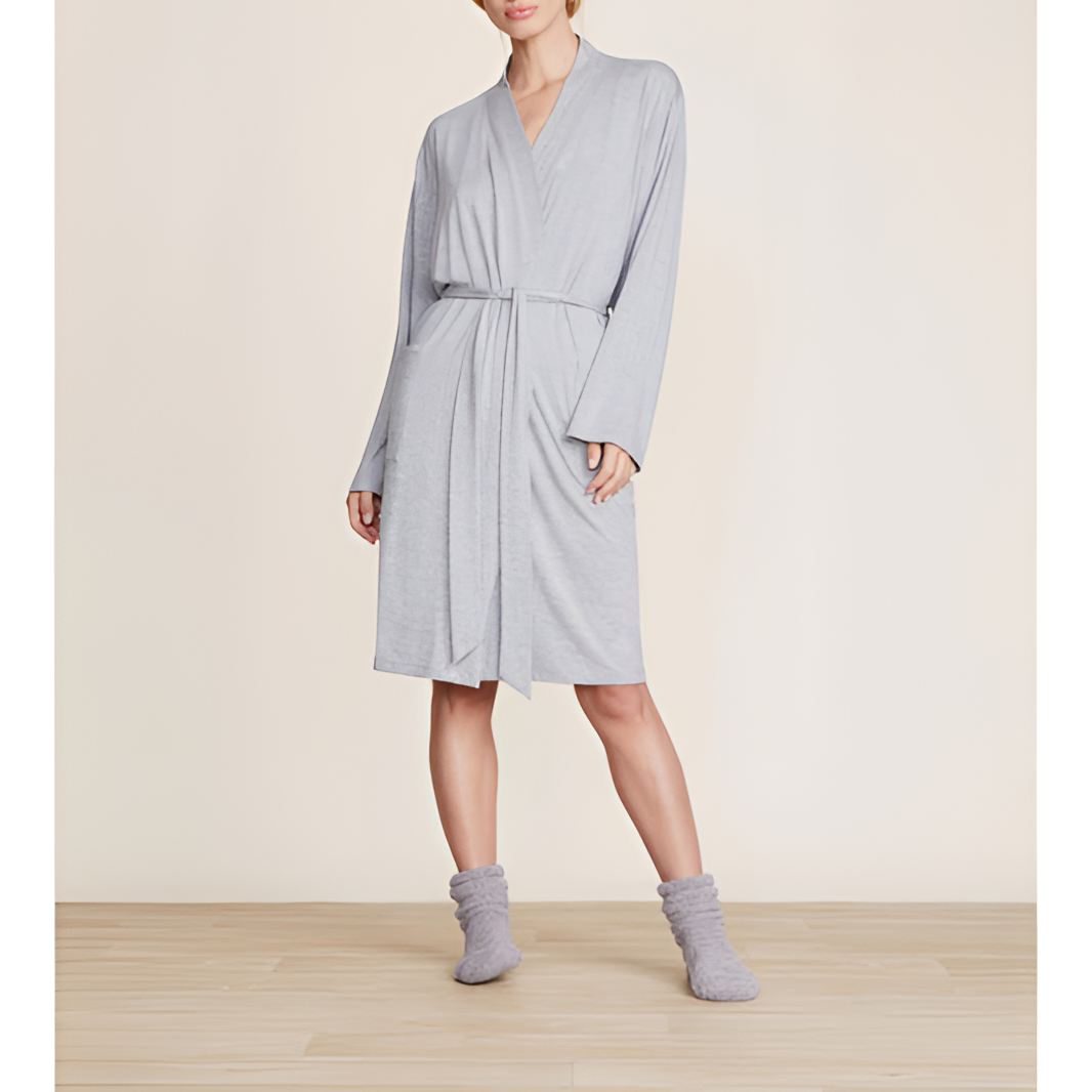 Malibu Collection Soft Jersey Short Robe