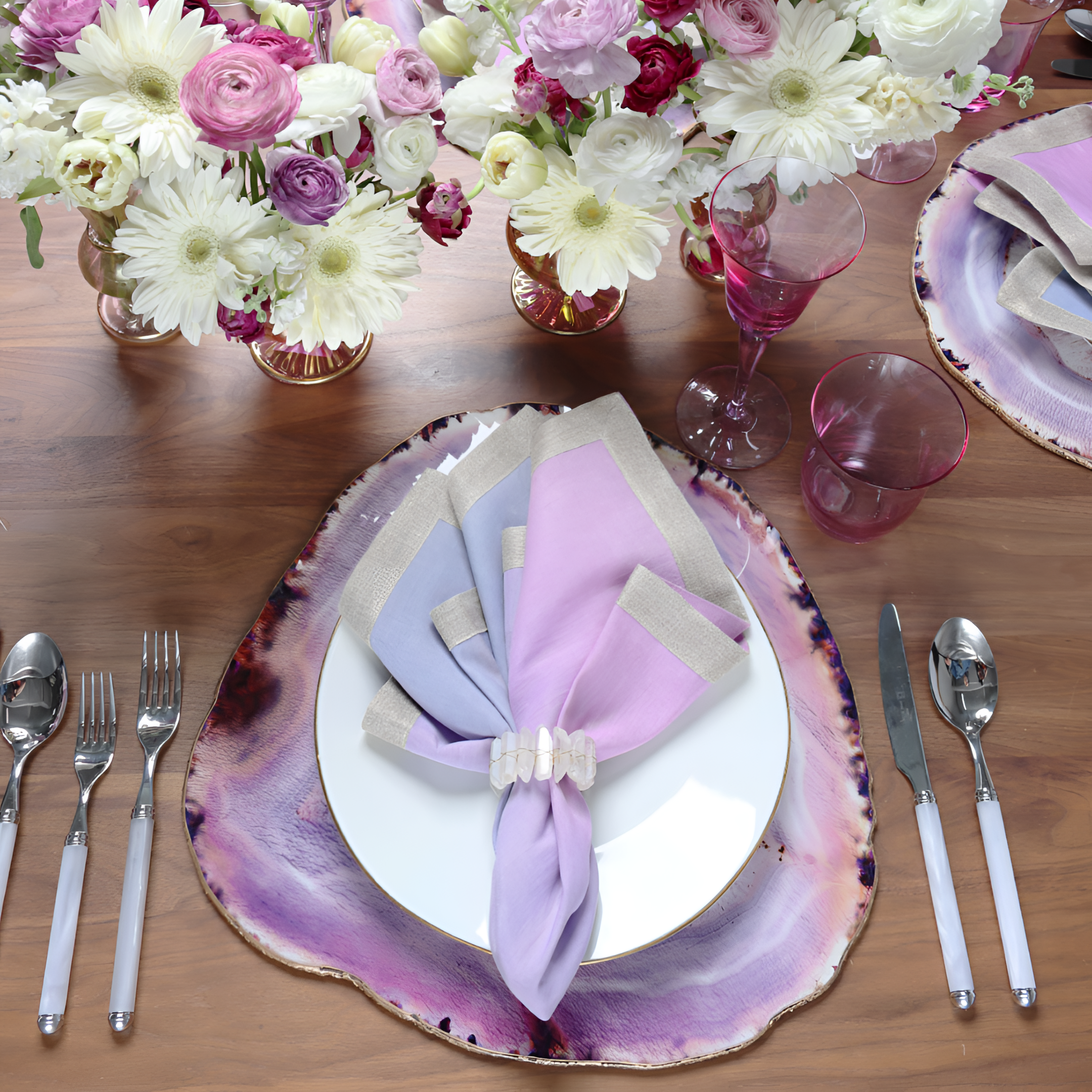 Amethyst Placemat in Amethyst - Set of 4